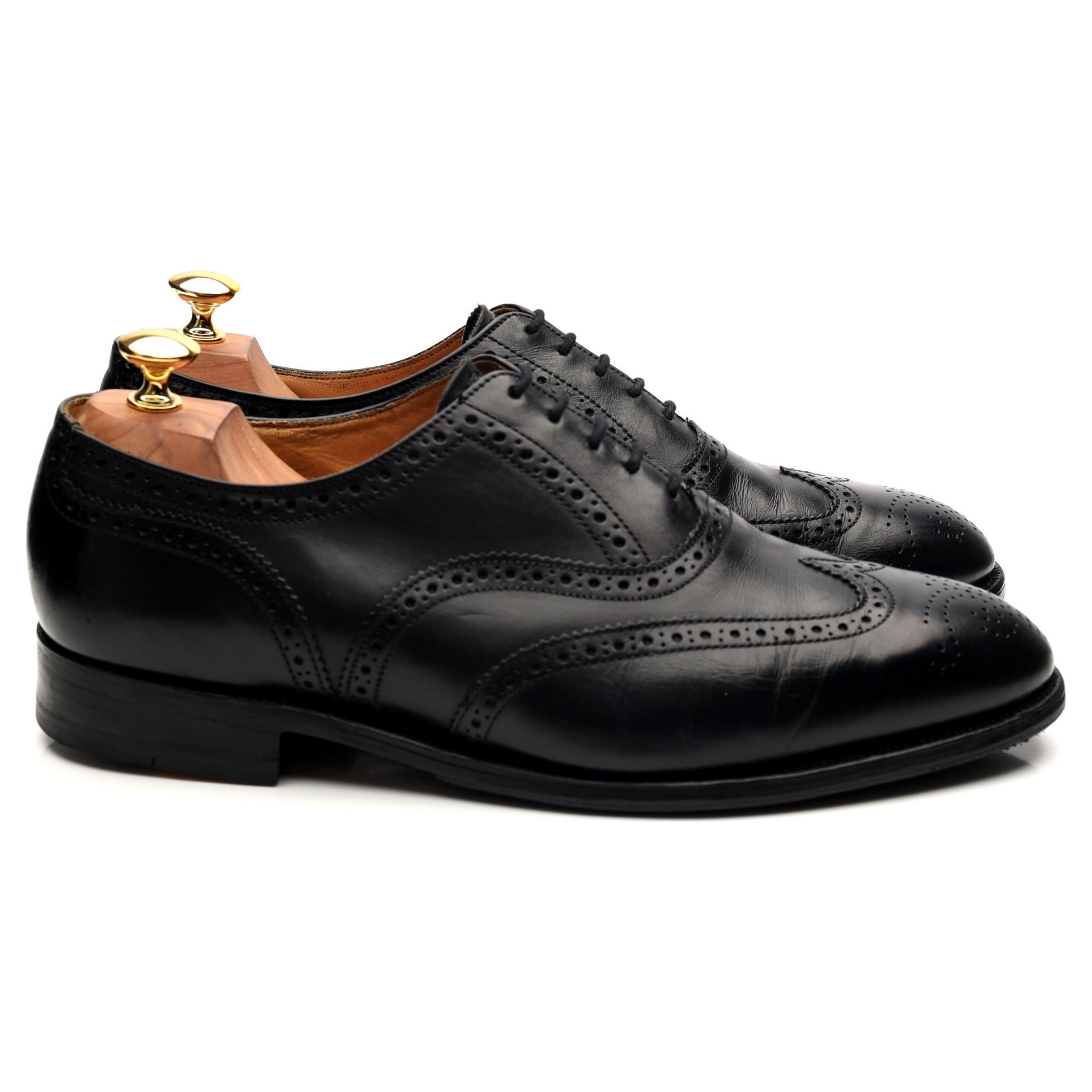Tricker’s brogues cuir noir pointure UK 10