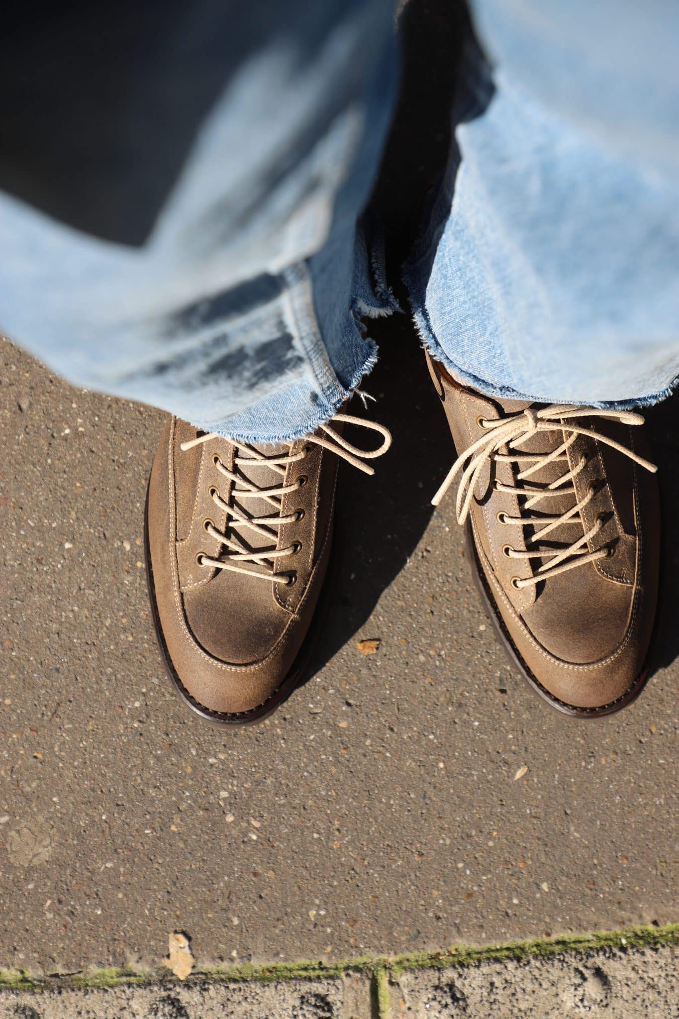 Malfroid Explorer II Low derbies cuir gras commando