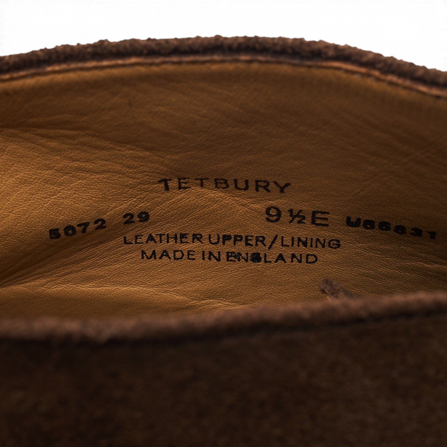 Crockett & Jones Tetbury boots daim marron UK 9.5
