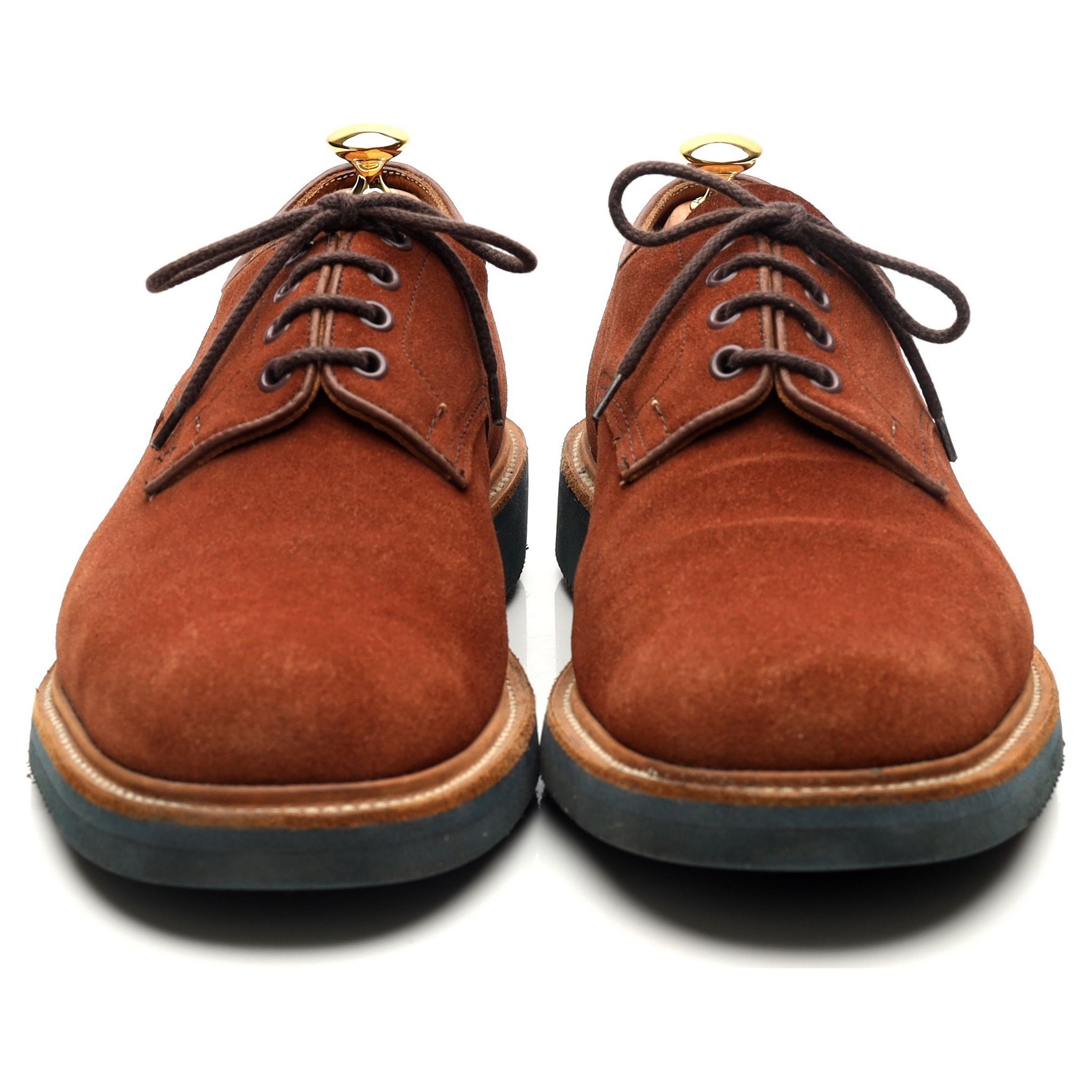 Tricker's Daniel derby daim marron clair UK 11
