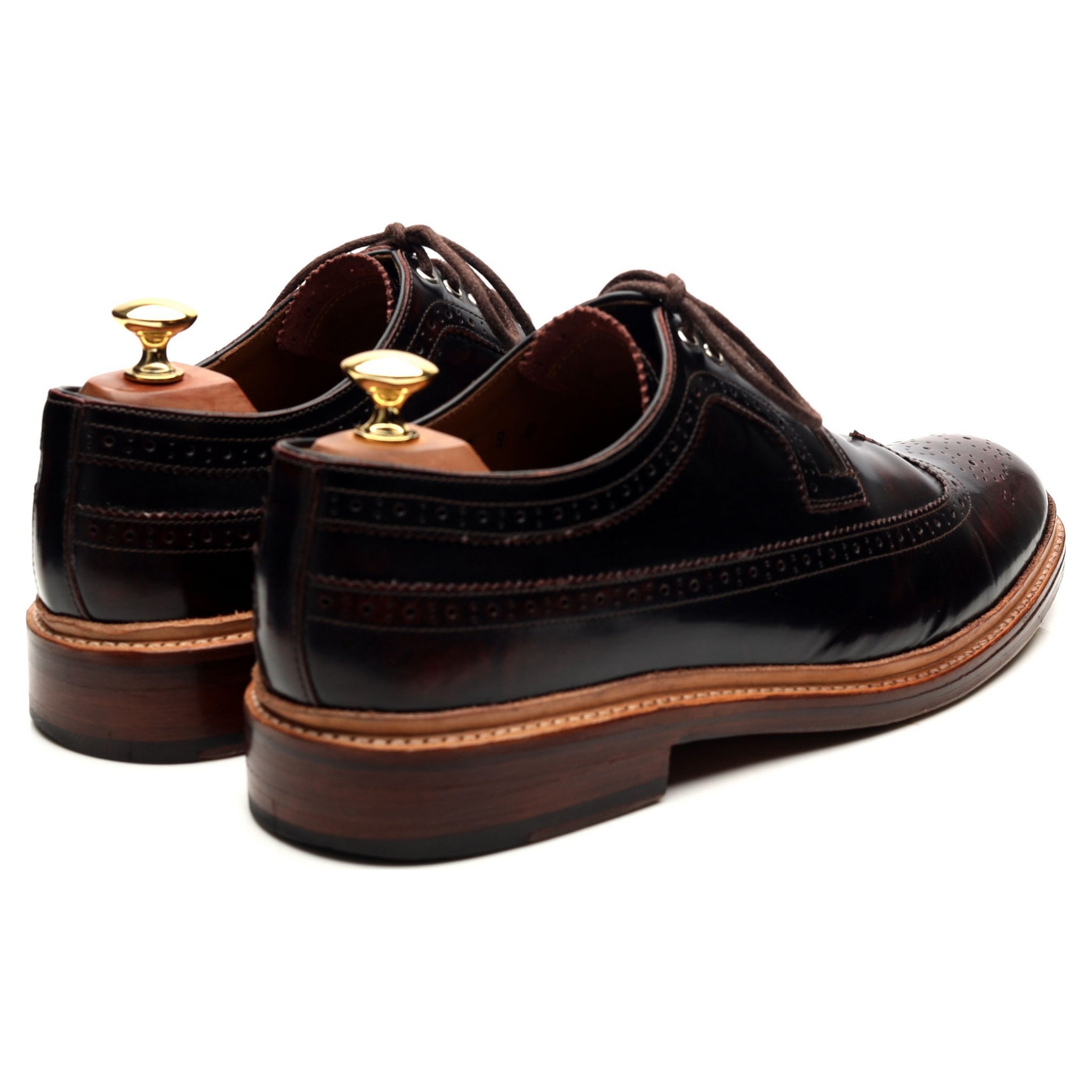 Grenson Sid derby cuir bordeaux 9
