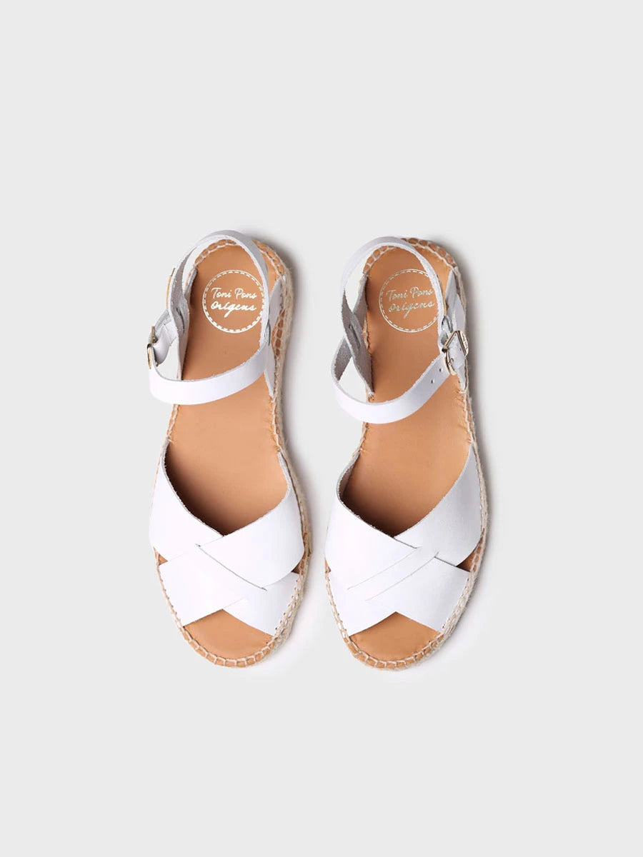 Toni Pons Esther espadrille cuir boucle 3,5 cm