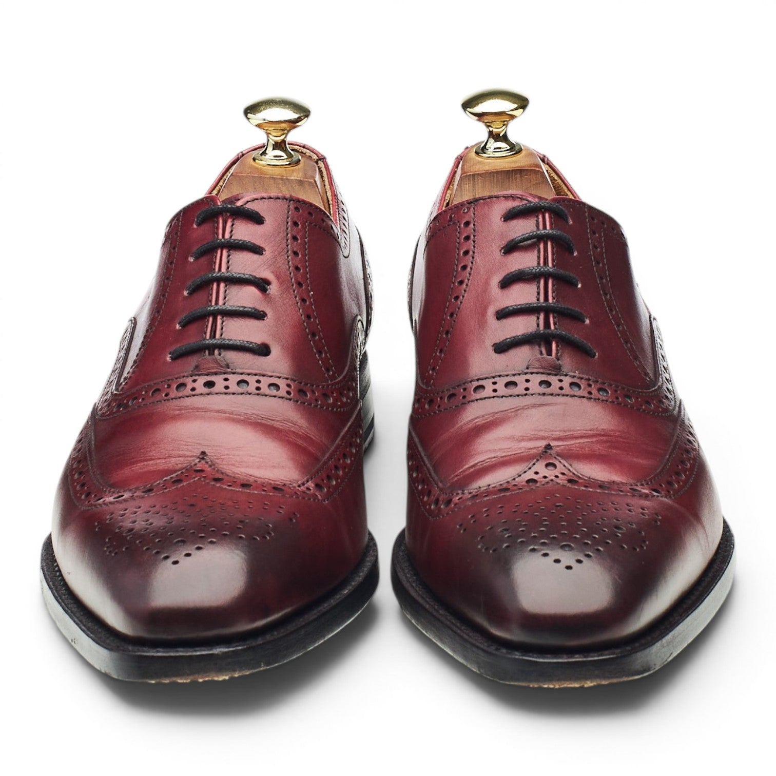 Berwick 2810 richelieu cuir bordeaux pointure UK 7