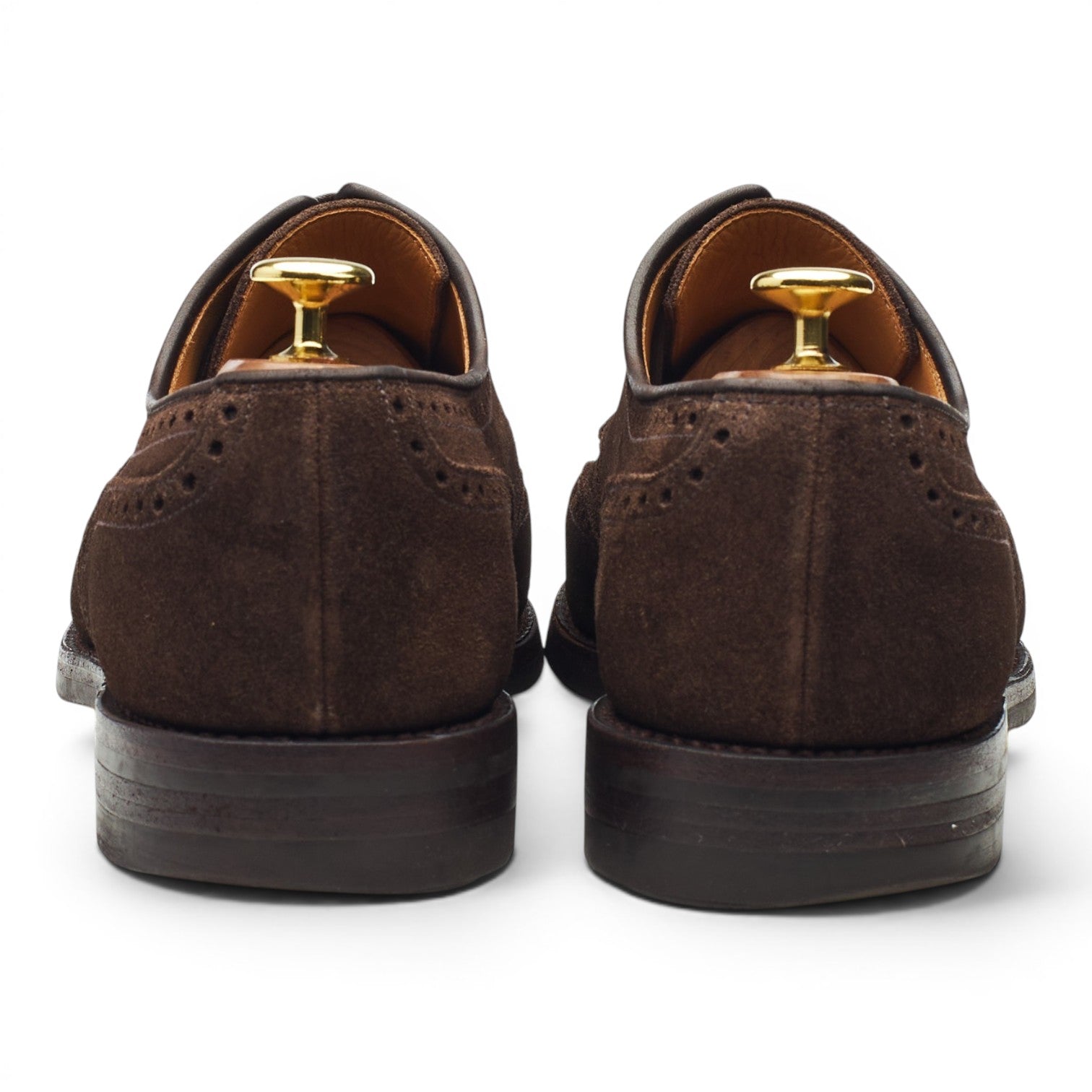 Crockett & Jones Swansea derbies daim marron UK 8.5