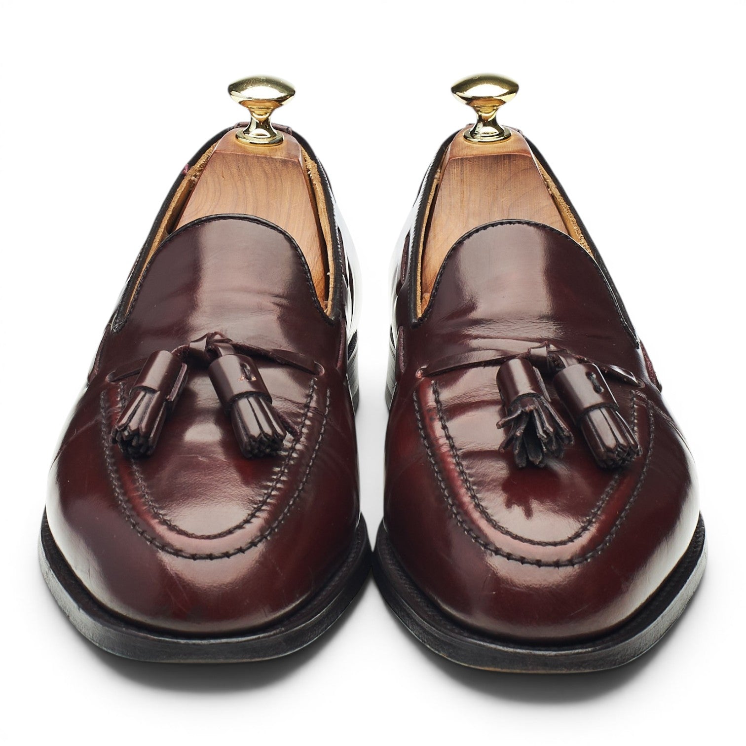 Shipton Harrow mocassins cuir bordeaux UK 6,5