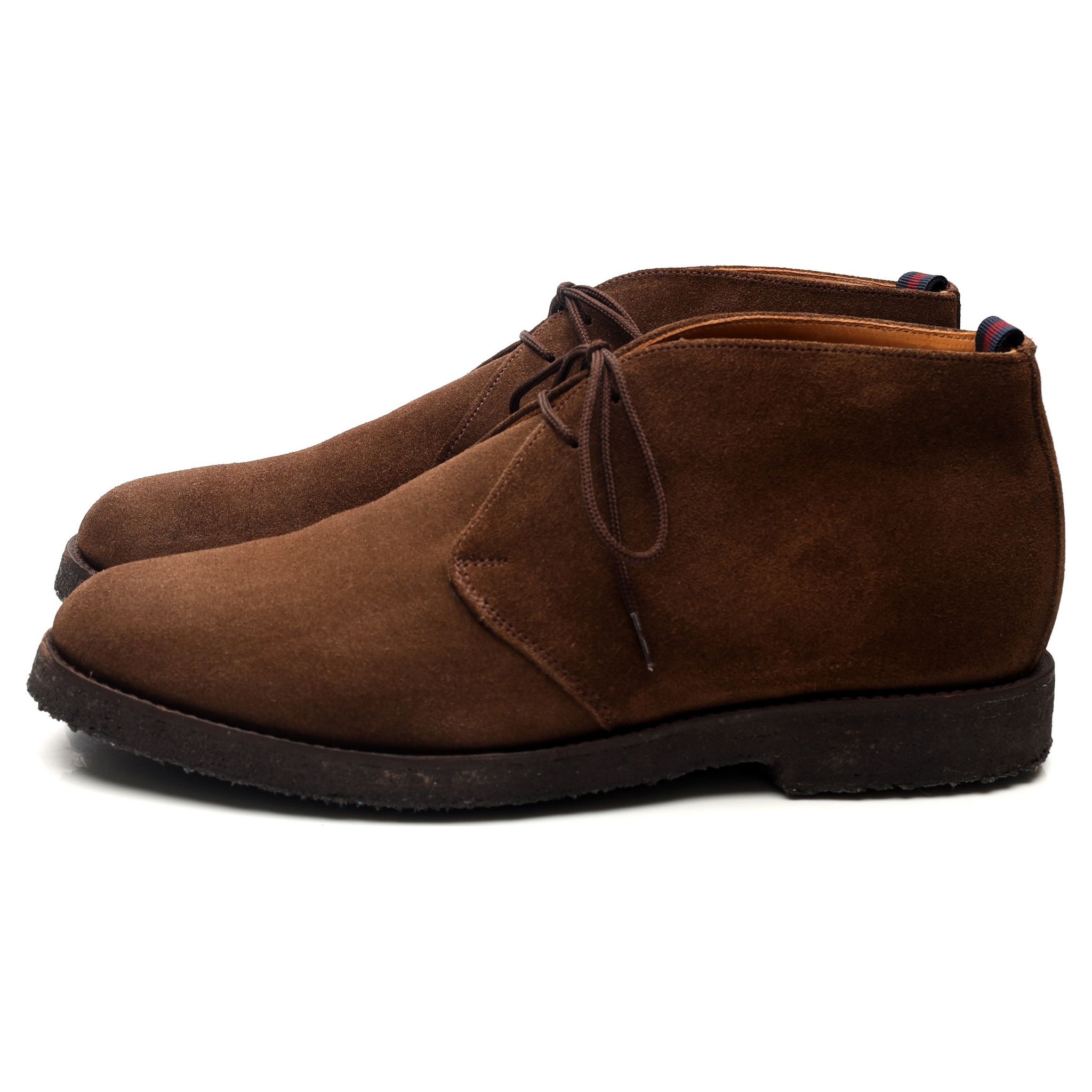 Sanders Finley boots chukka marron suède pointure UK 8