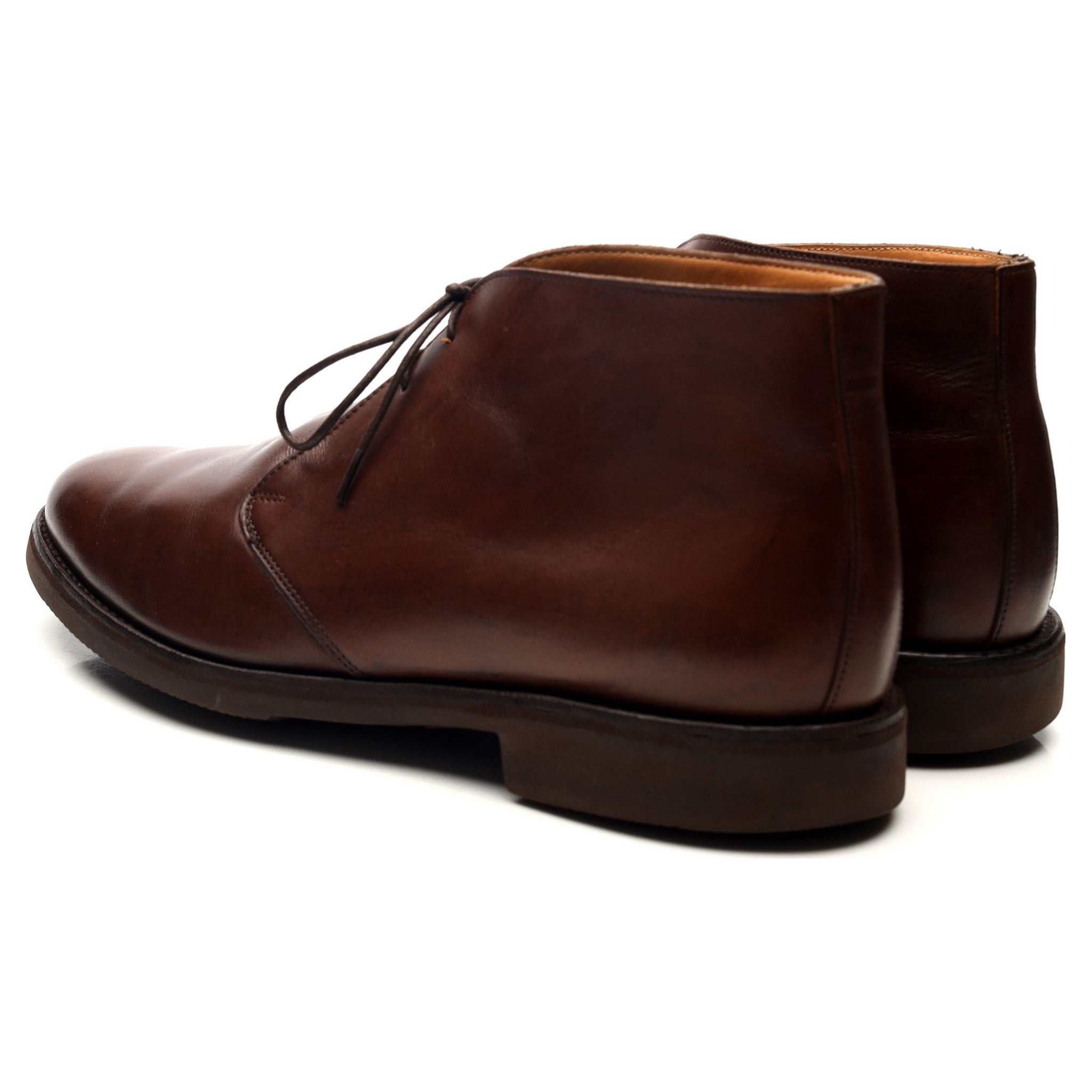 Barker 148726 bottines chukka cuir marron UK 8.5