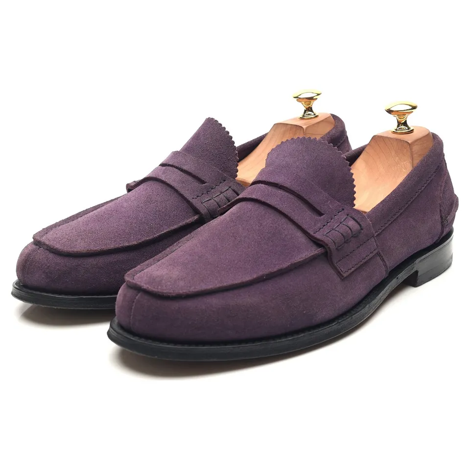 Church's Pembrey mocassins daim violet pointure UK 10