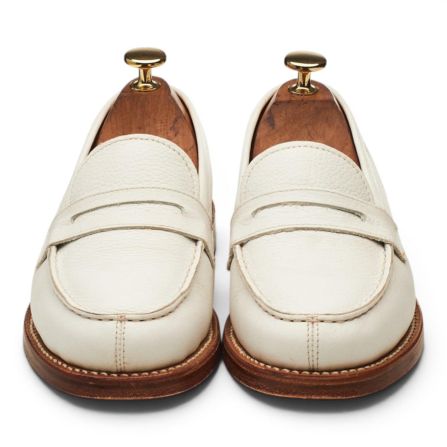 Grenson Philippa mocassins cuir blanc femme UK 3,5