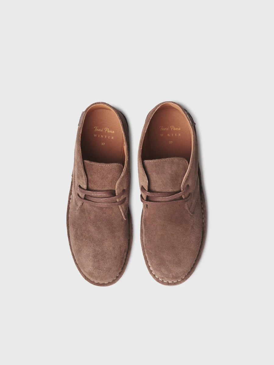 Toni Pons Ivette-SY bottines daim lacets semelle 2,5 cm