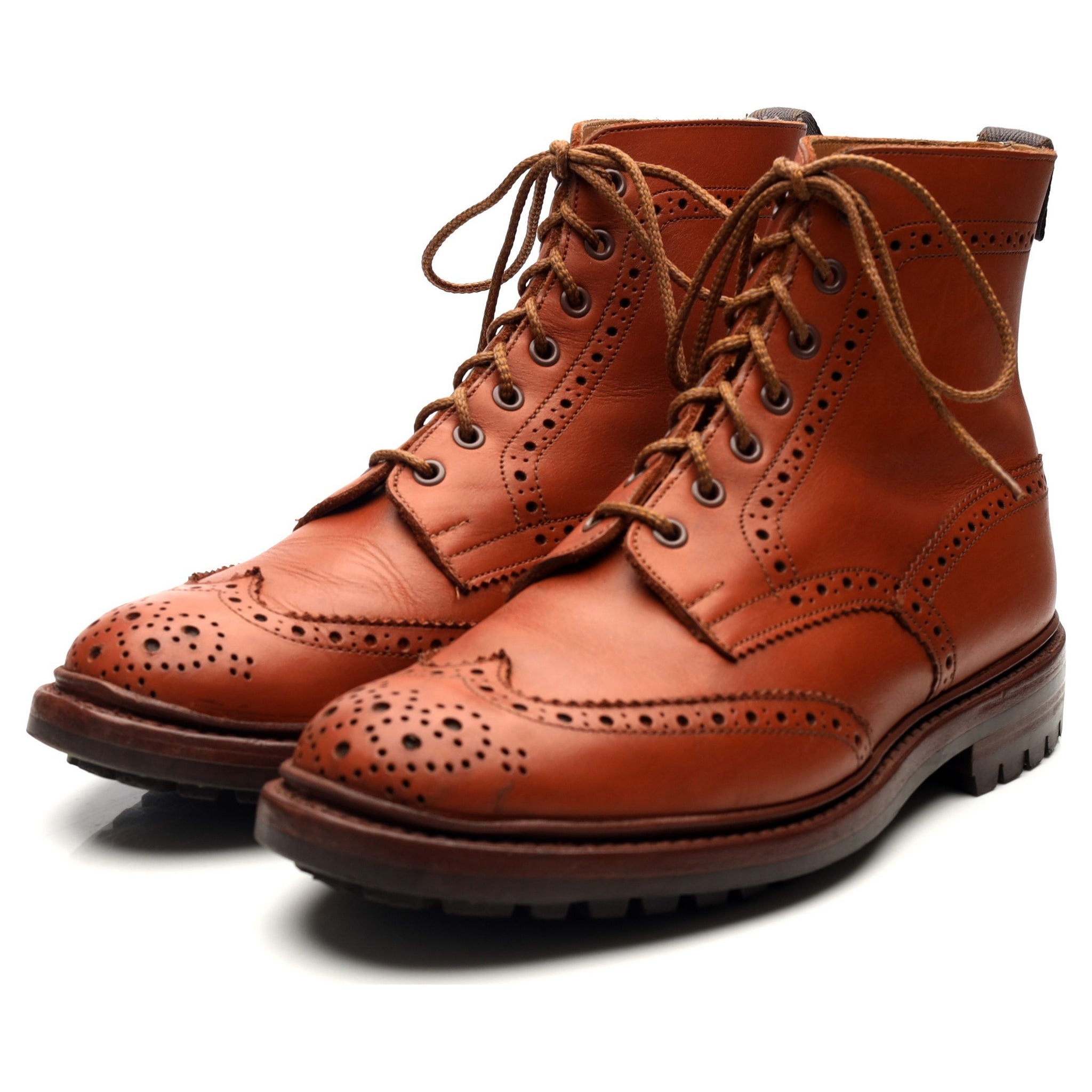 Tricker's Malton boots cuir marron UK 9 brogues