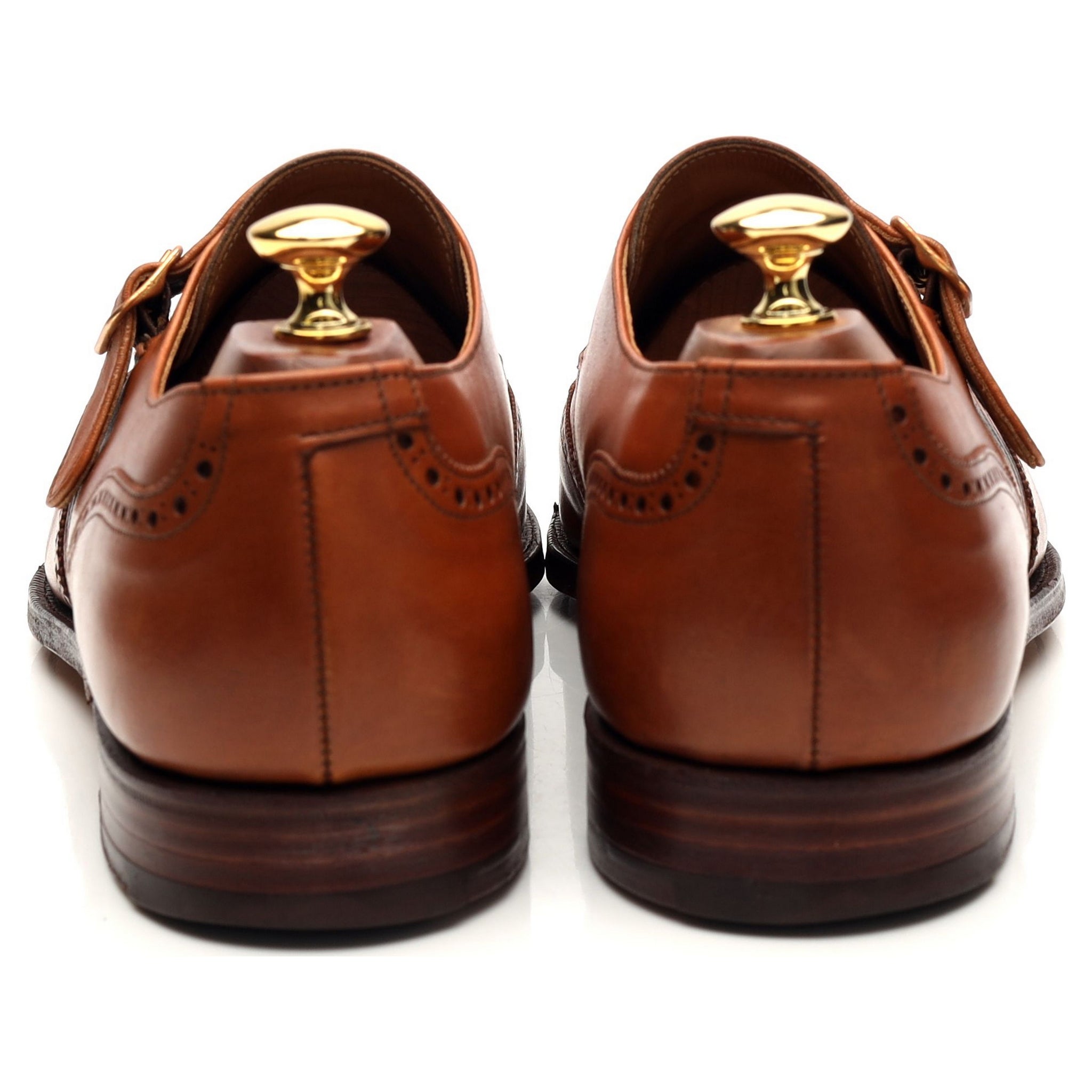 Crockett & Jones Chalfont monk cuir marron UK 9.5
