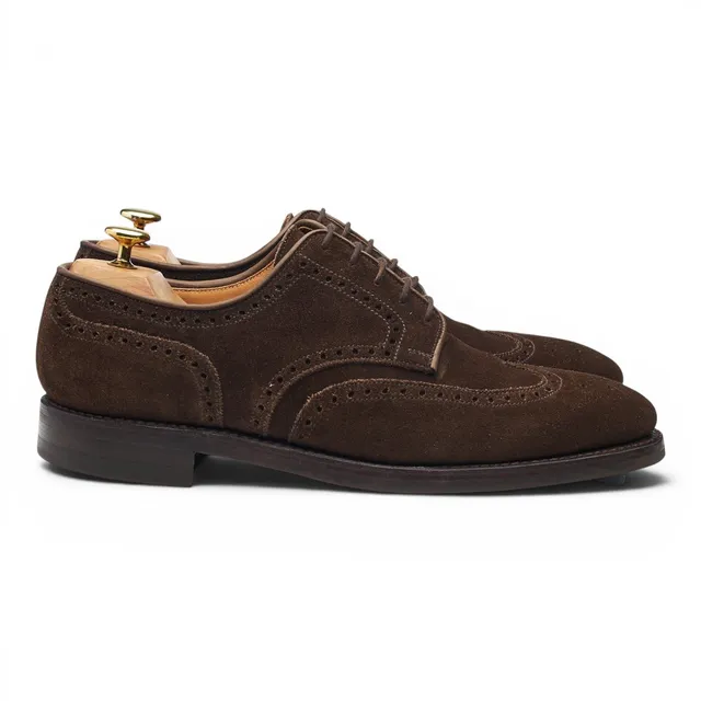 Crockett & Jones Swansea derbies daim marron UK 8.5