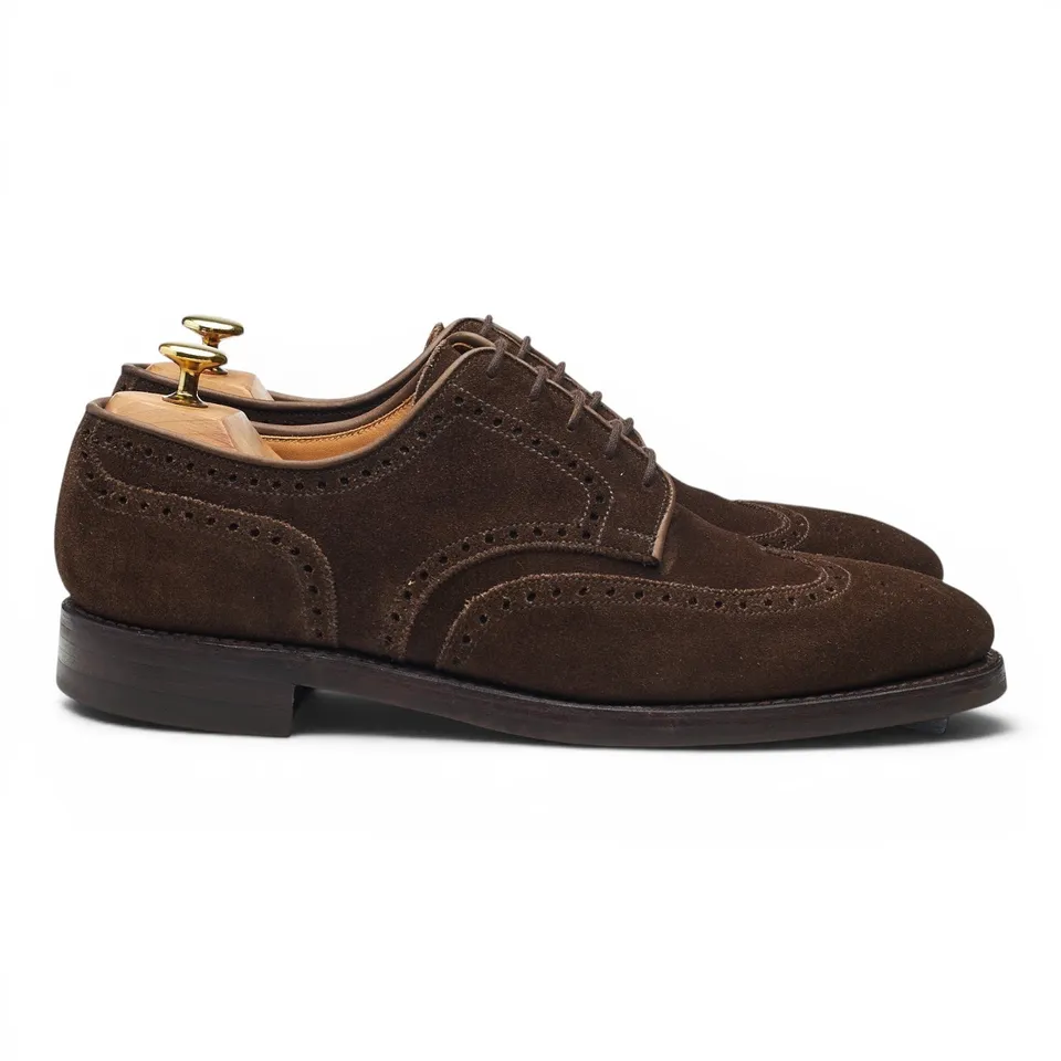 Crockett & Jones Swansea derbies daim marron UK 8.5