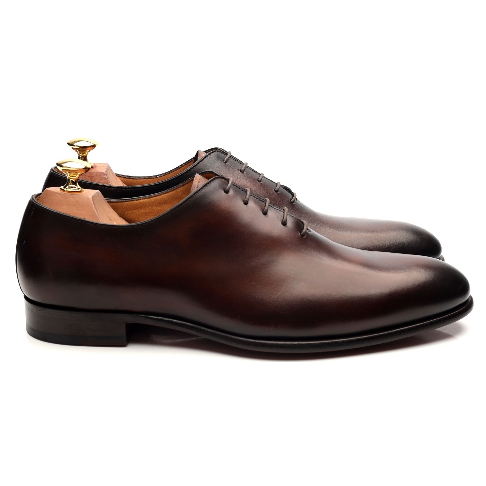 Carlos Santos Damien oxford cuir marron UK 9.5