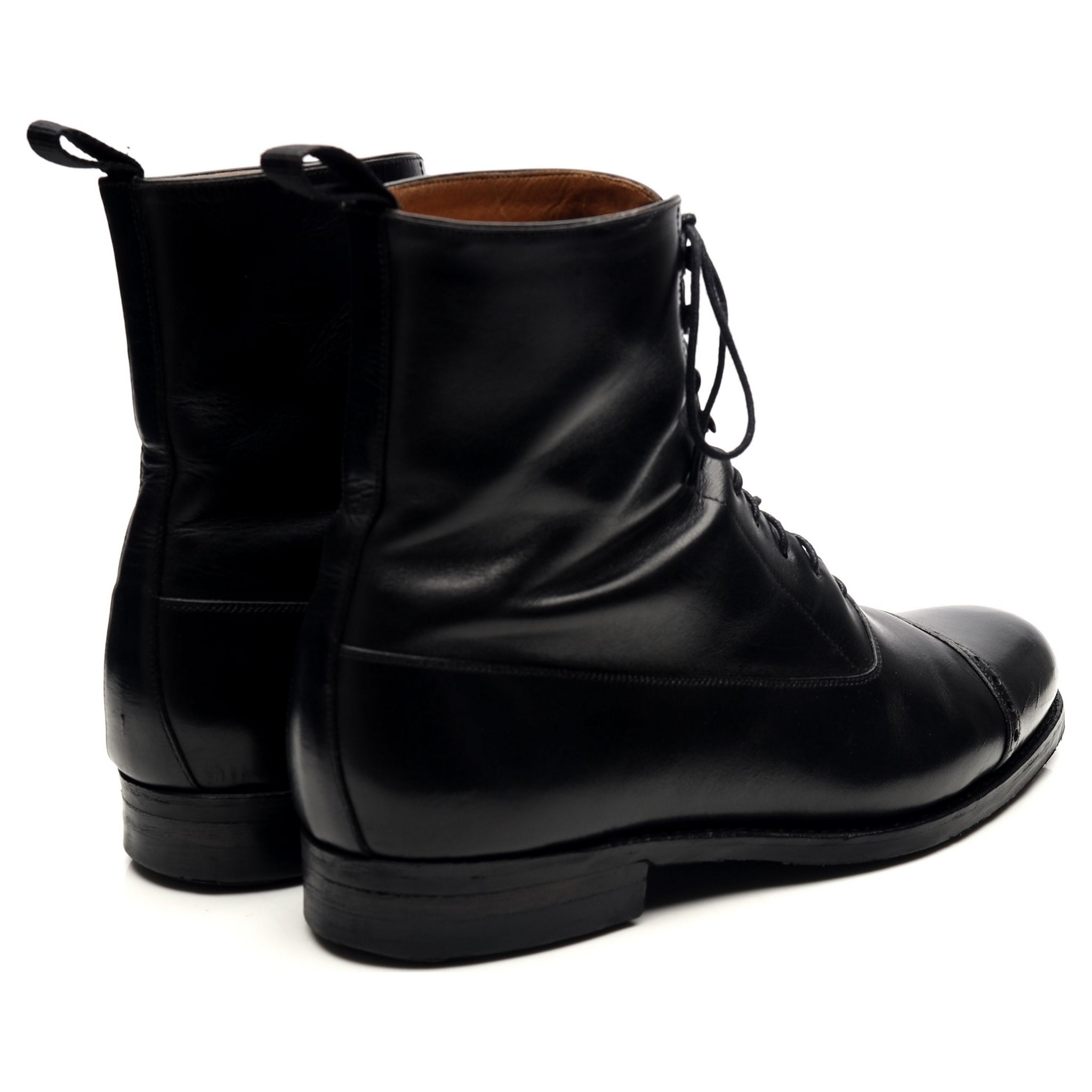 Carmina 80092 boots cuir noir UK 7 semelle Dainite