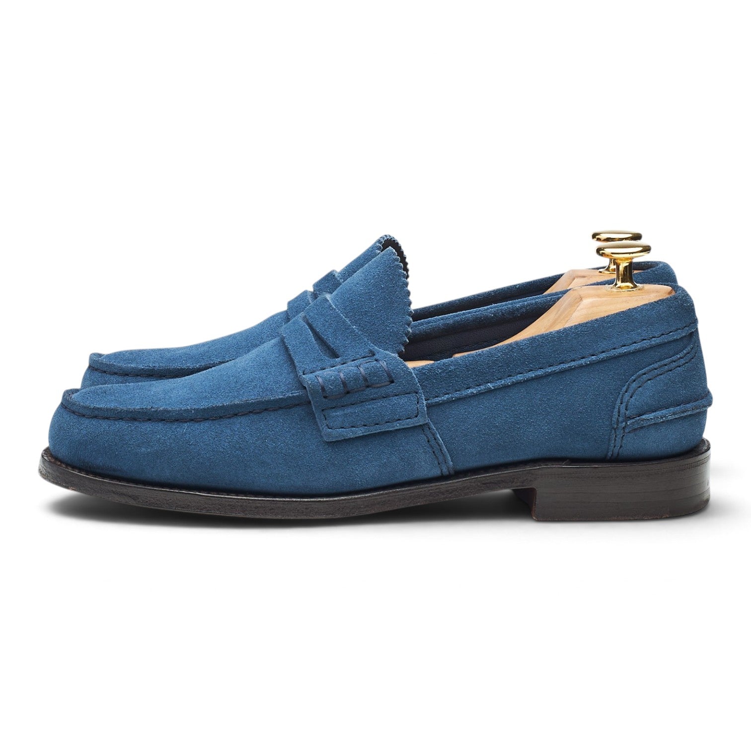 Church's Pembrey mocassins bleu UK 5 suède