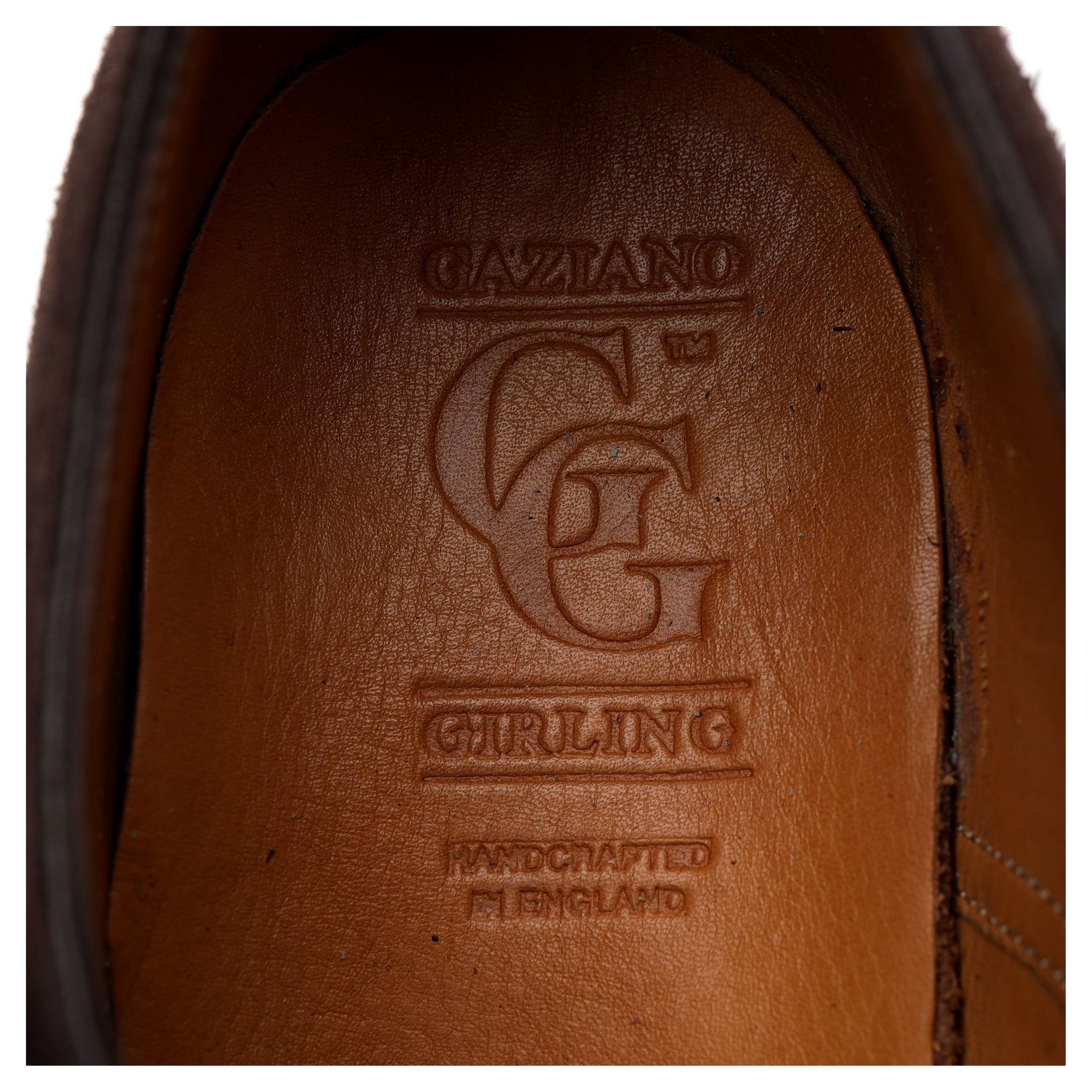 Gaziano & Girling double monks daim marron 6.5 UK