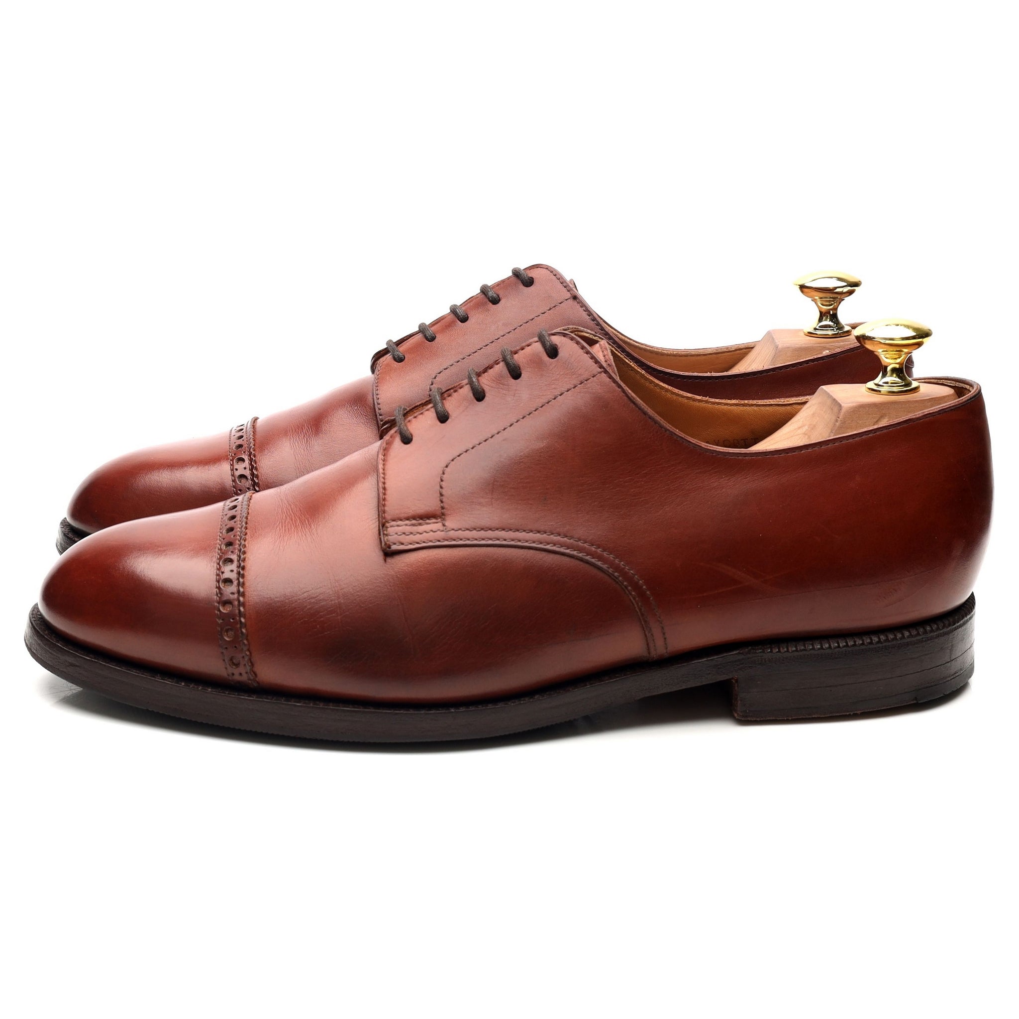Crockett & Jones Draycott derby cuir marron 8,5 UK