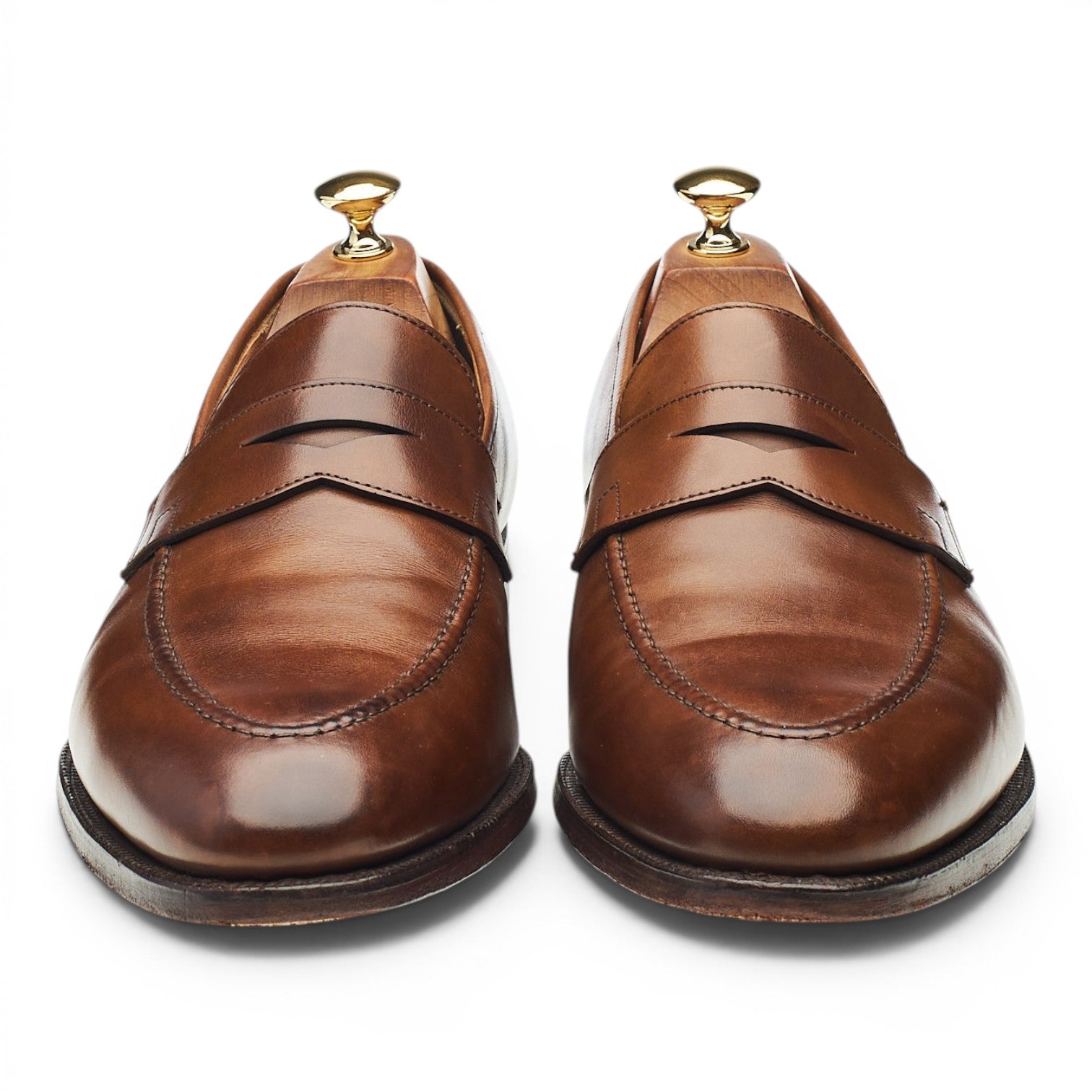 Crockett & Jones Sydney mocassins cuir marron UK 10