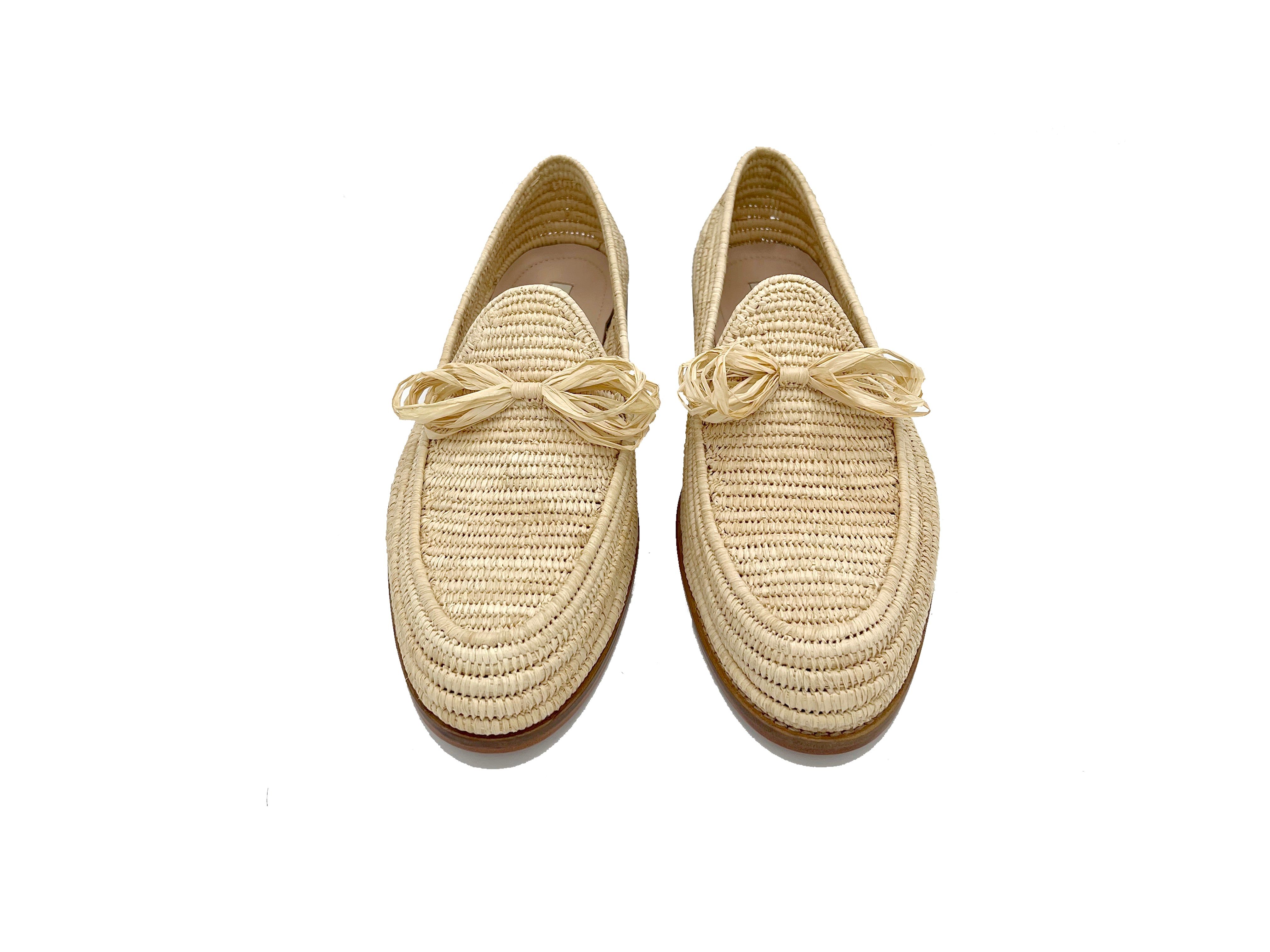 Contre-Allée Bernoussi mocassin homme raphia naturel pointure 42