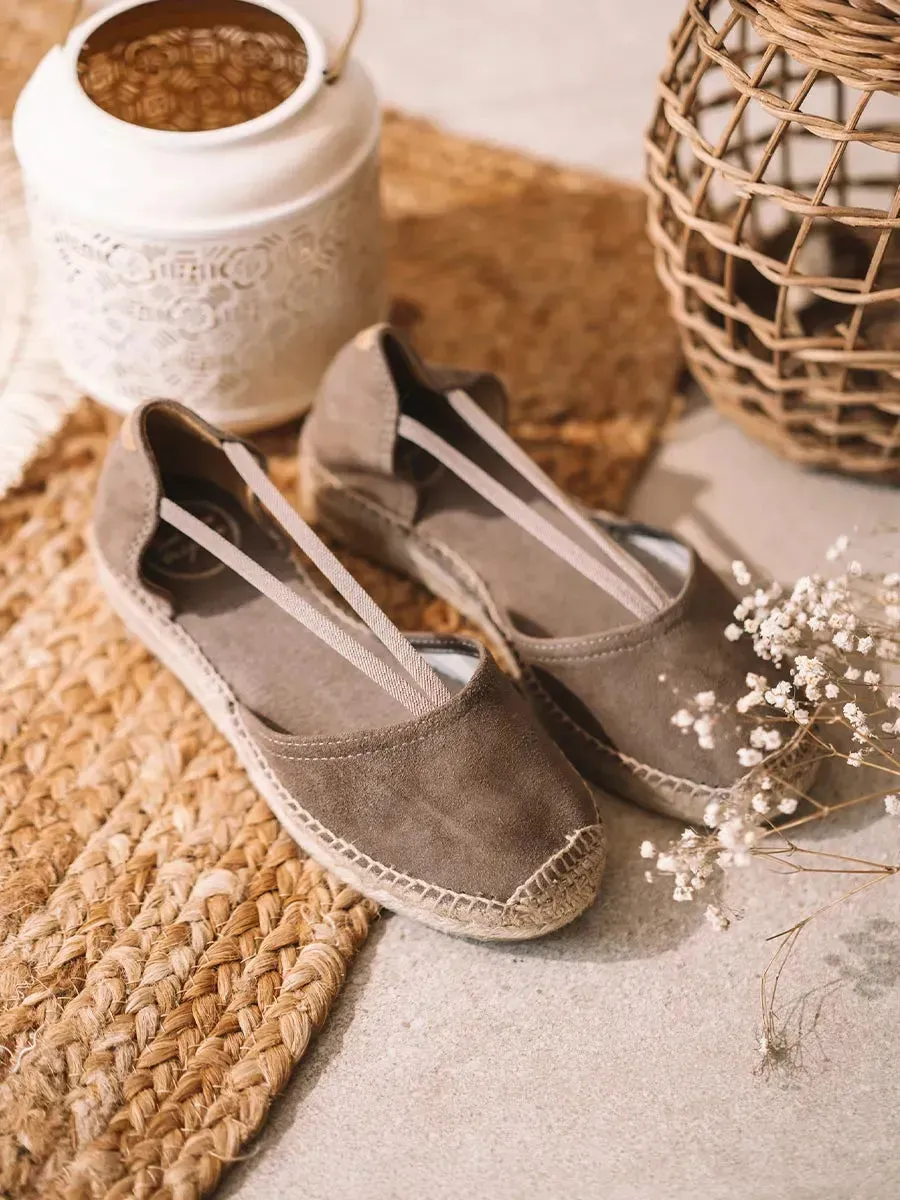 Toni Pons Erla-A espadrille femme taupe suède