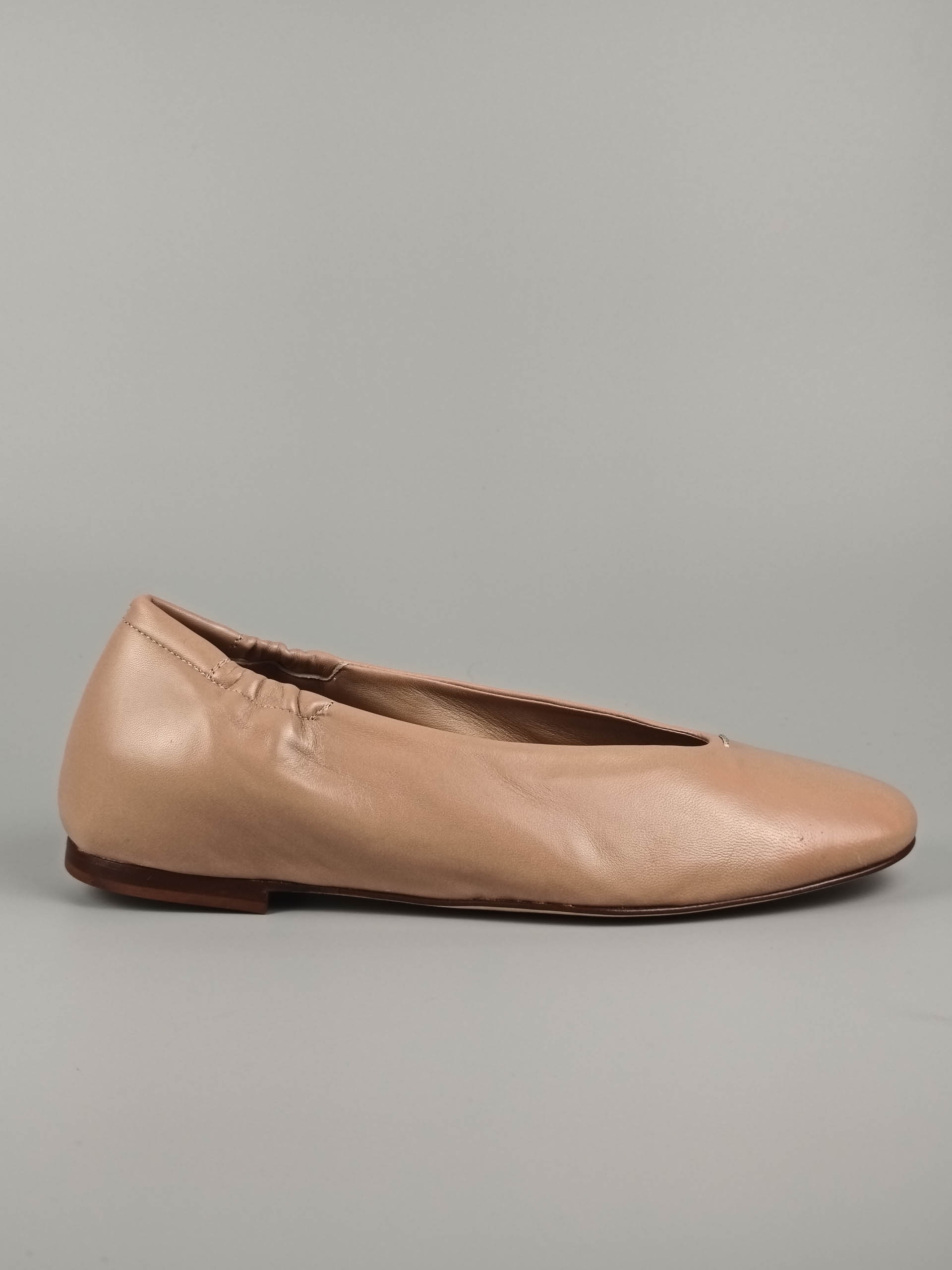Lorena Paggi ballerines nappa sable cuir souple