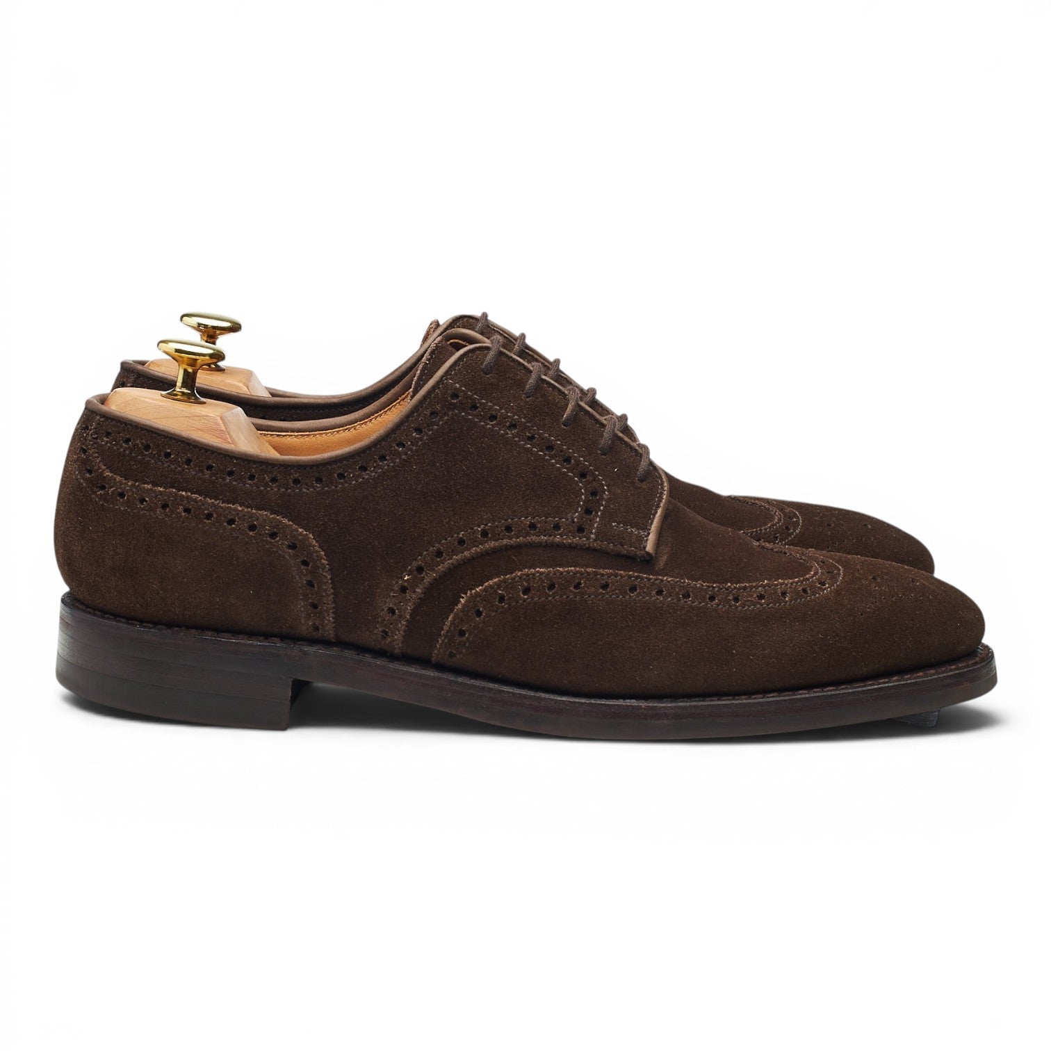 Crockett & Jones Swansea derbies daim marron UK 8.5