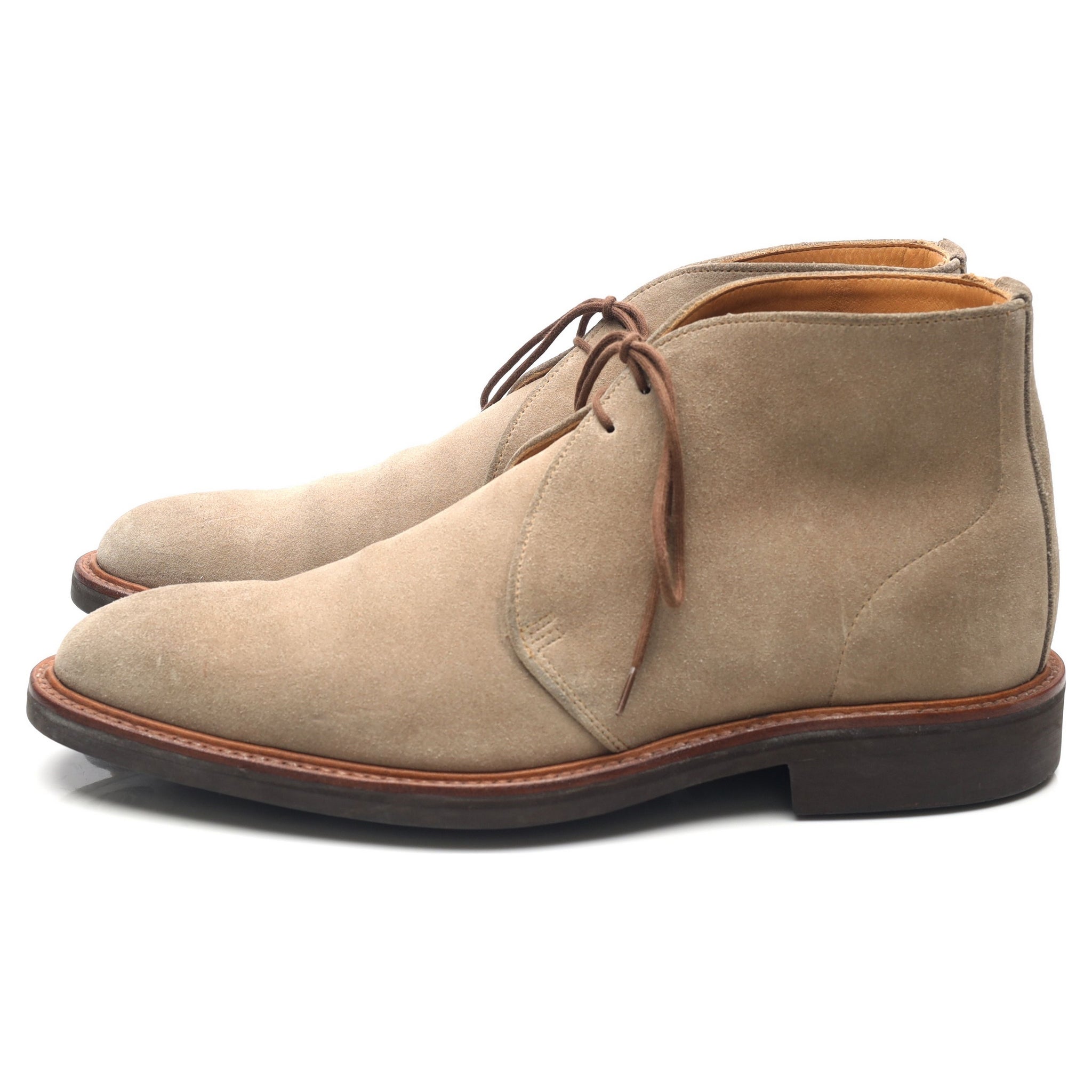 Alfred Sargent bottines chukka suède pierre UK 7
