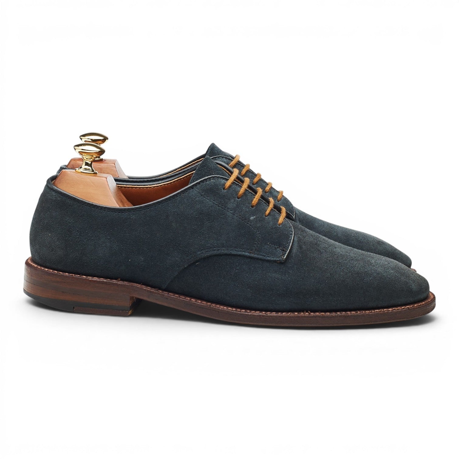 Alden 29143 derbies suède bleu marine UK 7.5