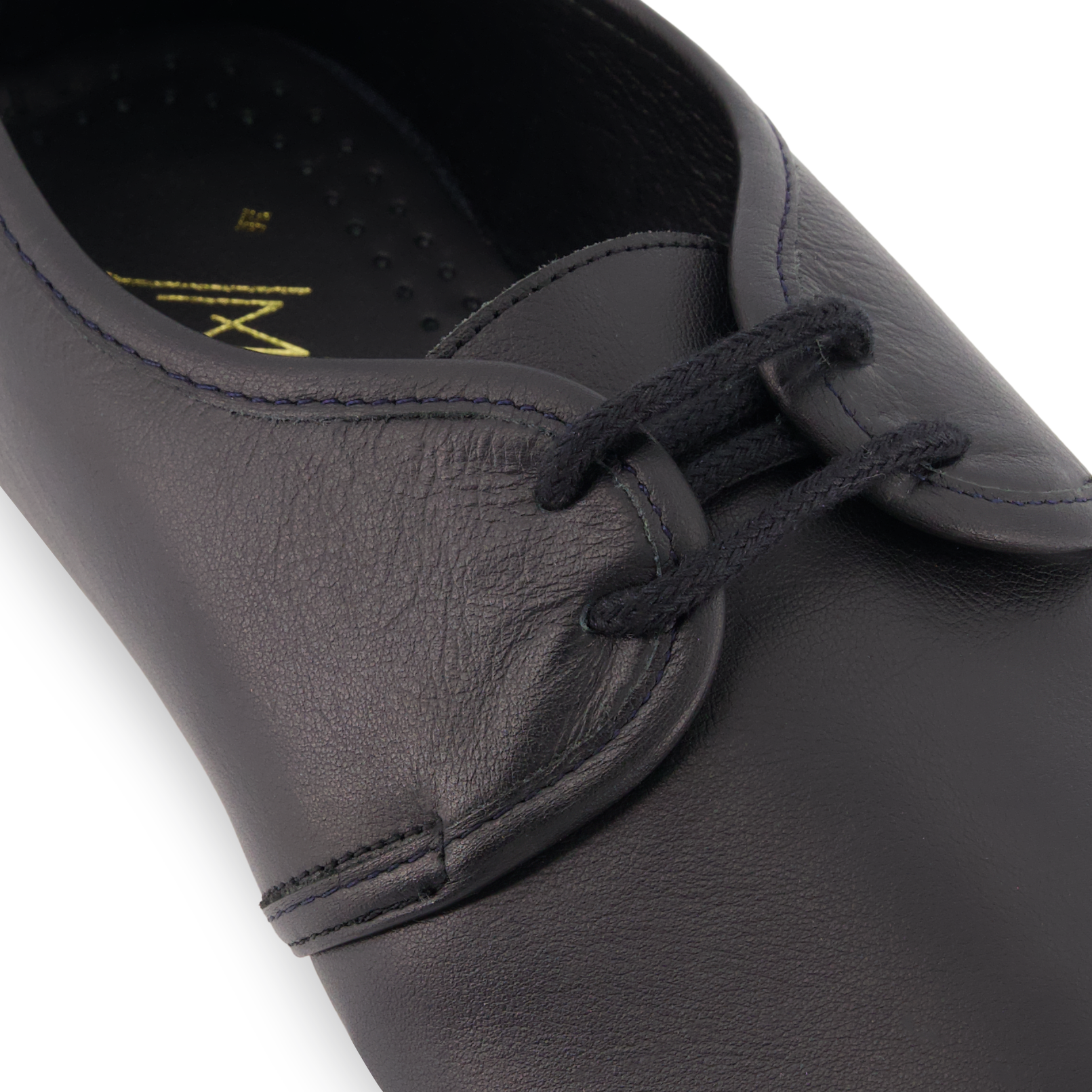 Rivieras Jazz J401 chaussures noir cuir lacets