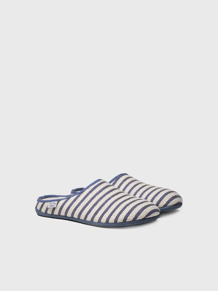 Toni Pons Nai-DL mule homme coton bleu marine vegan