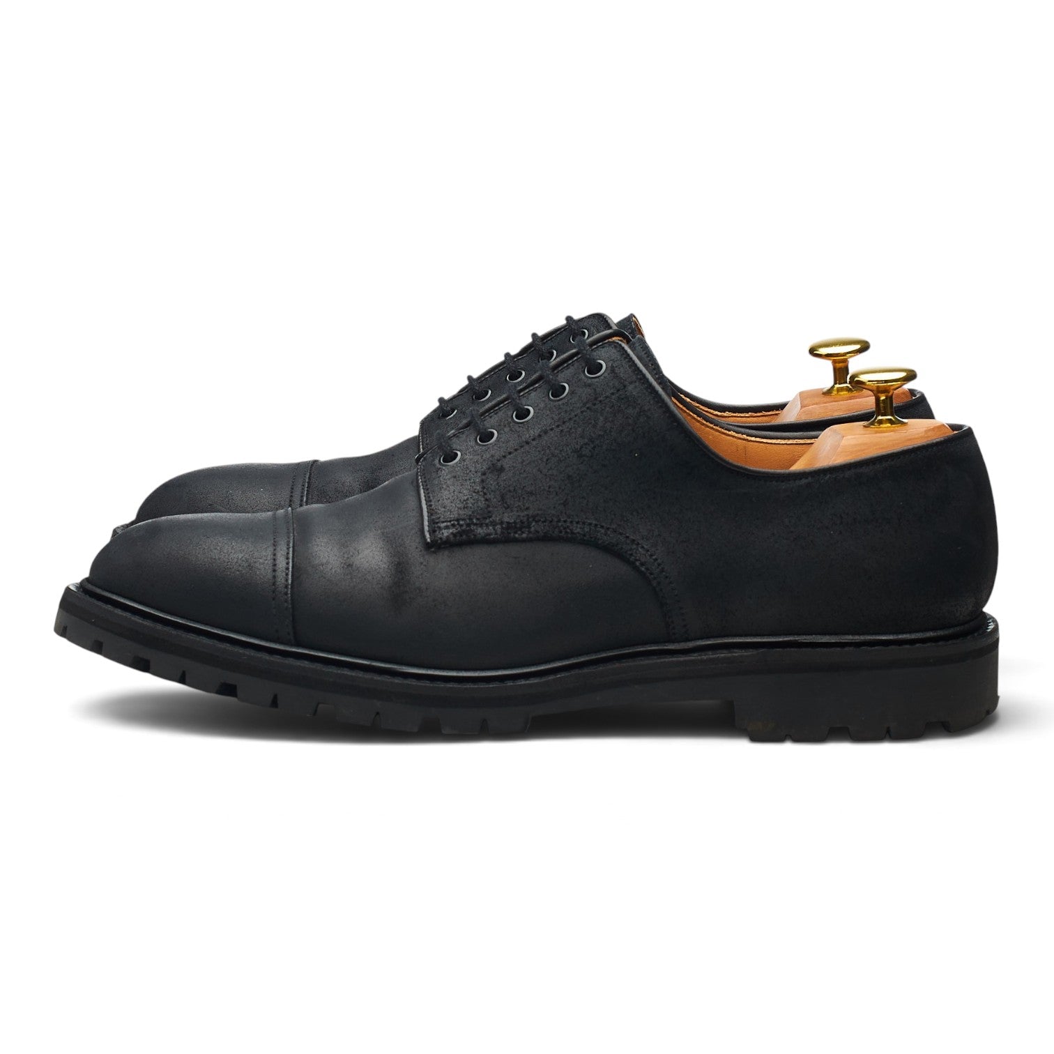 Crockett & Jones Sandhurst 2 derby suède noir 8,5 UK