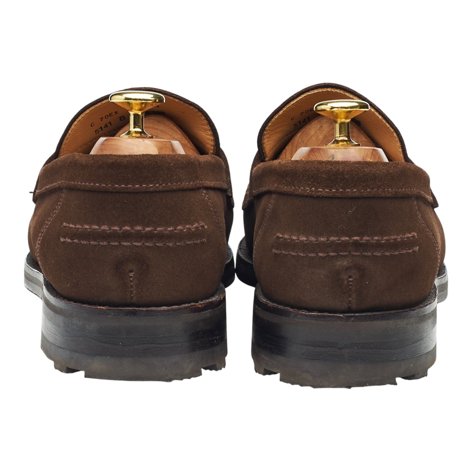 Shipton & Heneage Hendon mocassin daim marron pointure 8 gomme