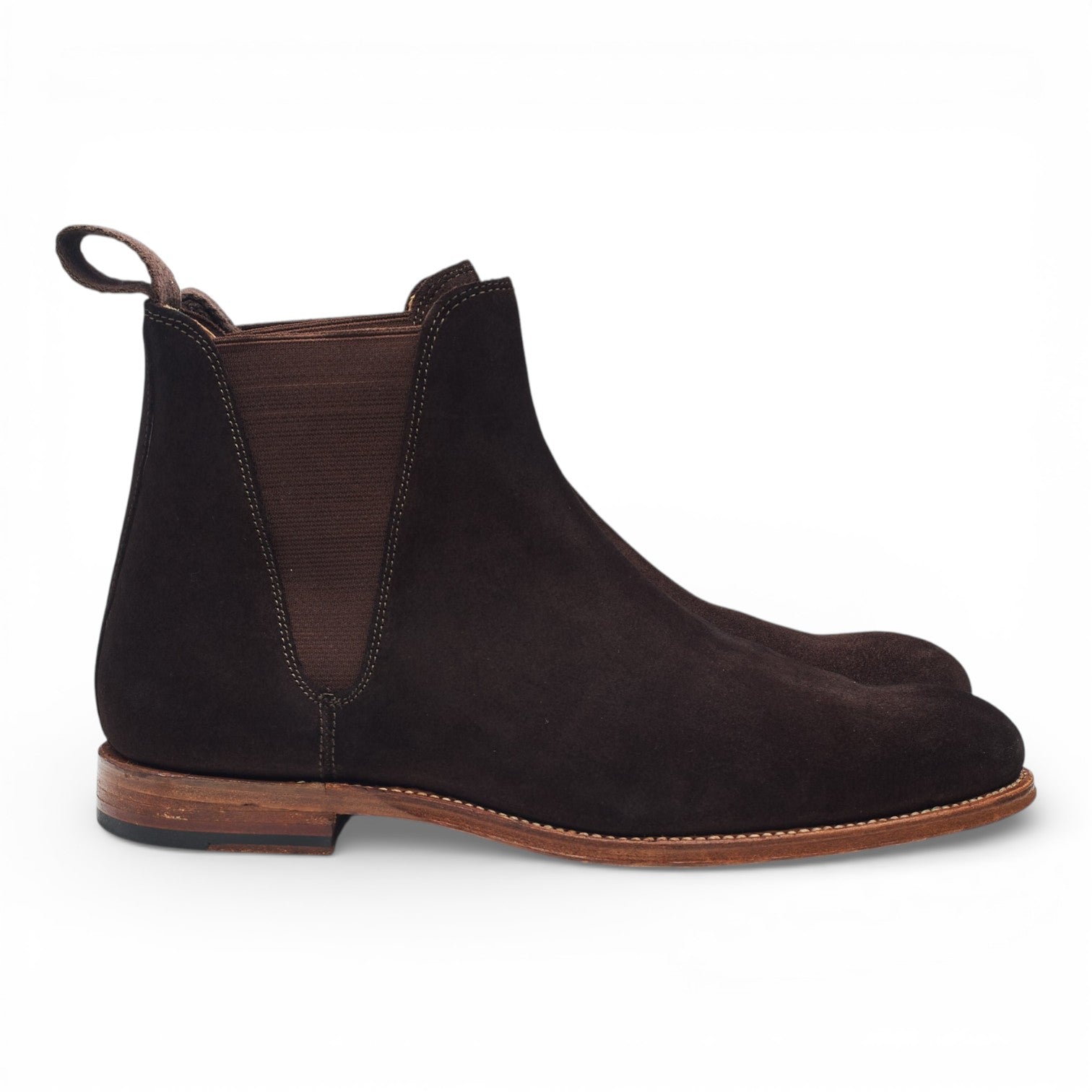 Grenson Nolan bottines chelsea daim marron pointure UK 7