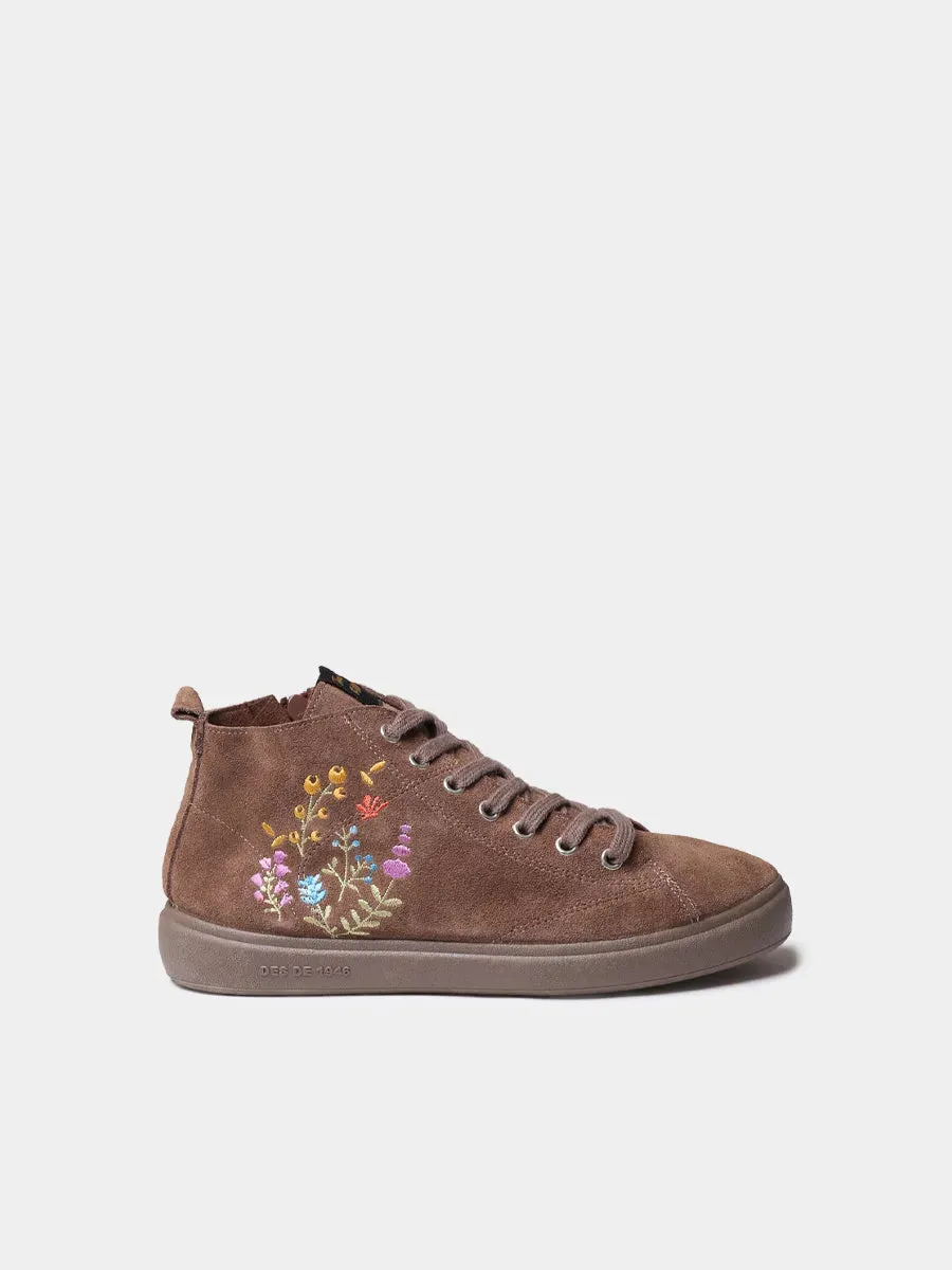 Toni Pons Ordis bottine femme daim fleurs 2 cm