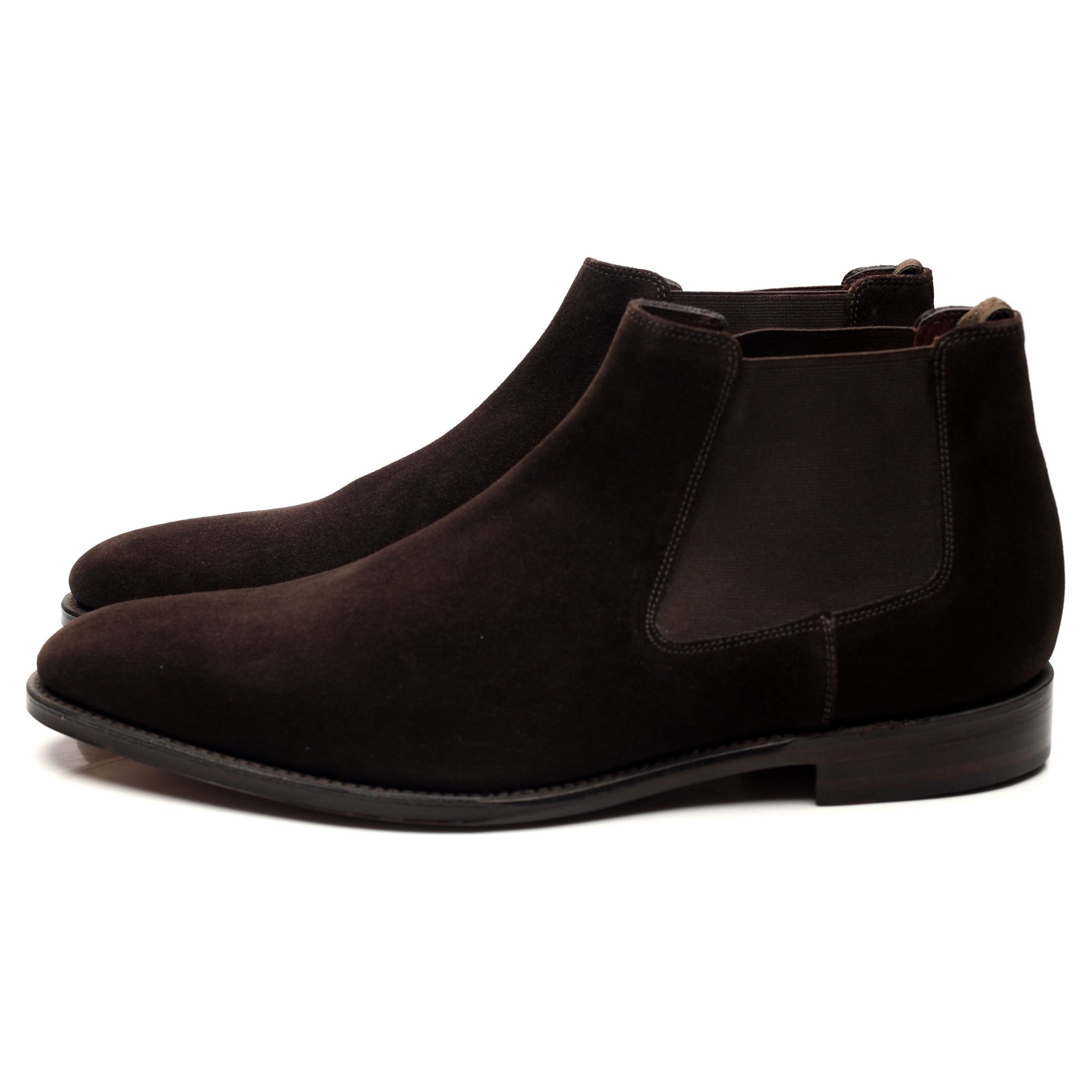 Loake 1880 Nene bottines chelsea daim marron 11 UK
