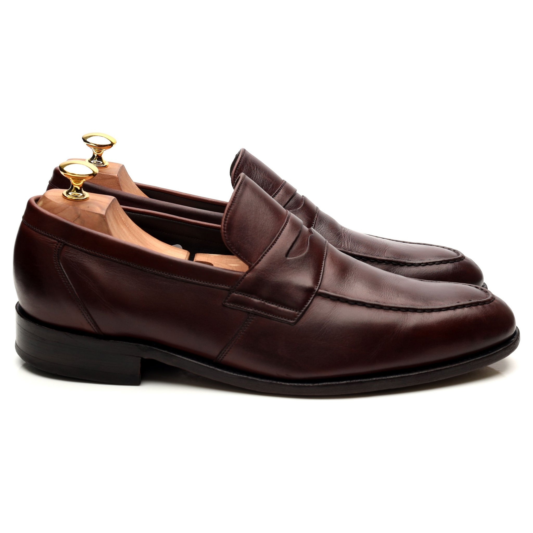 Barker mocassins cuir bordeaux pointure UK 10