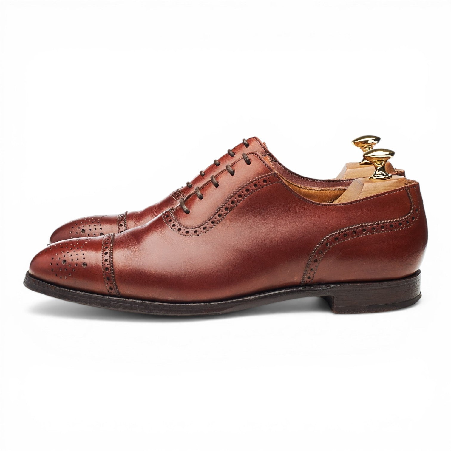 George Cleverley Adam richelieu cuir marron 6 UK