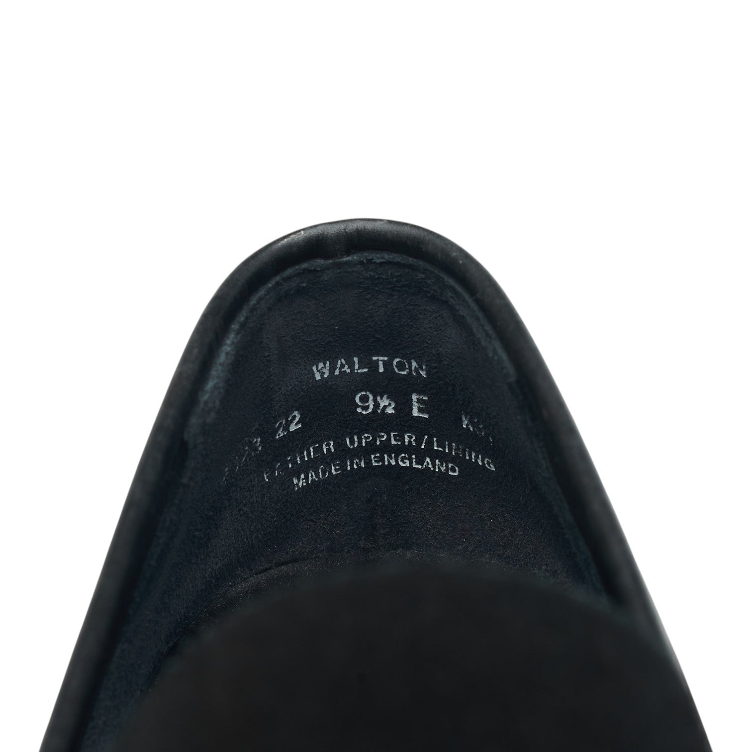 Richard James Walton mocassins suède noir 9,5 UK