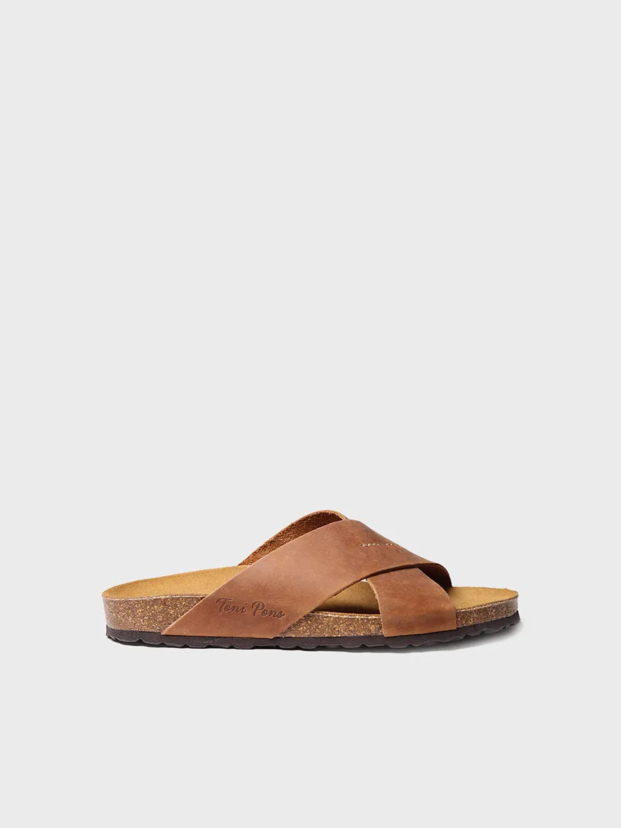 Toni Pons Gol-PE sandales homme cuir kaki