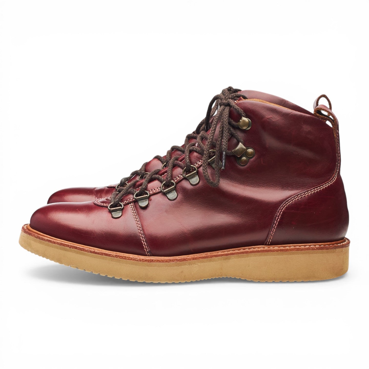 Barker Frank boots cuir bordeaux UK 7.5