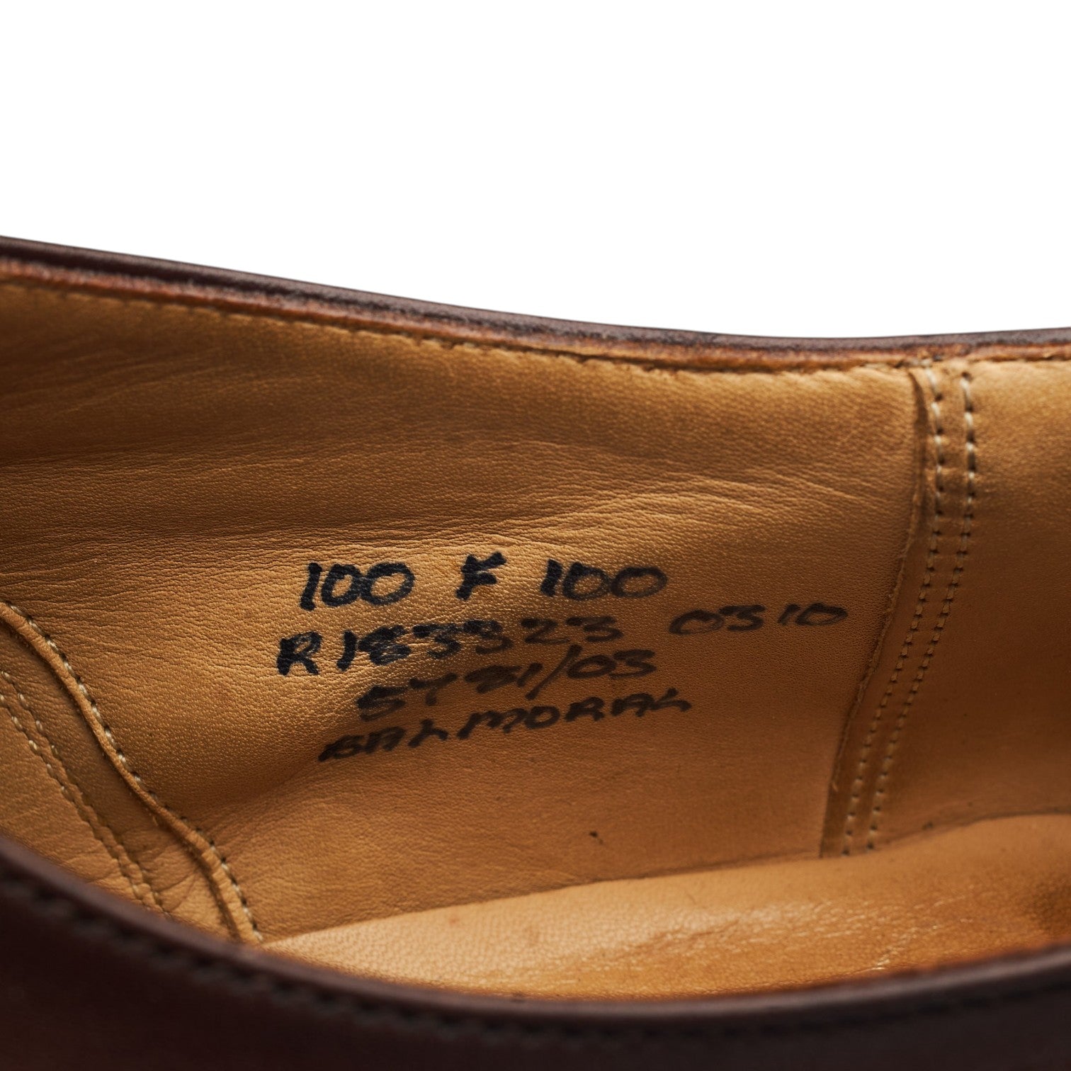 Church's Balmoral richelieu cuir marron UK 10