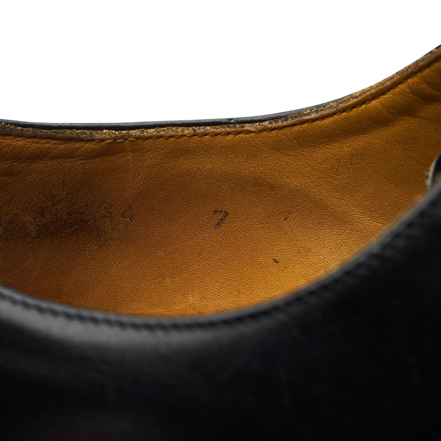 Meermin 101534 Oxford cuir noir 7 UK