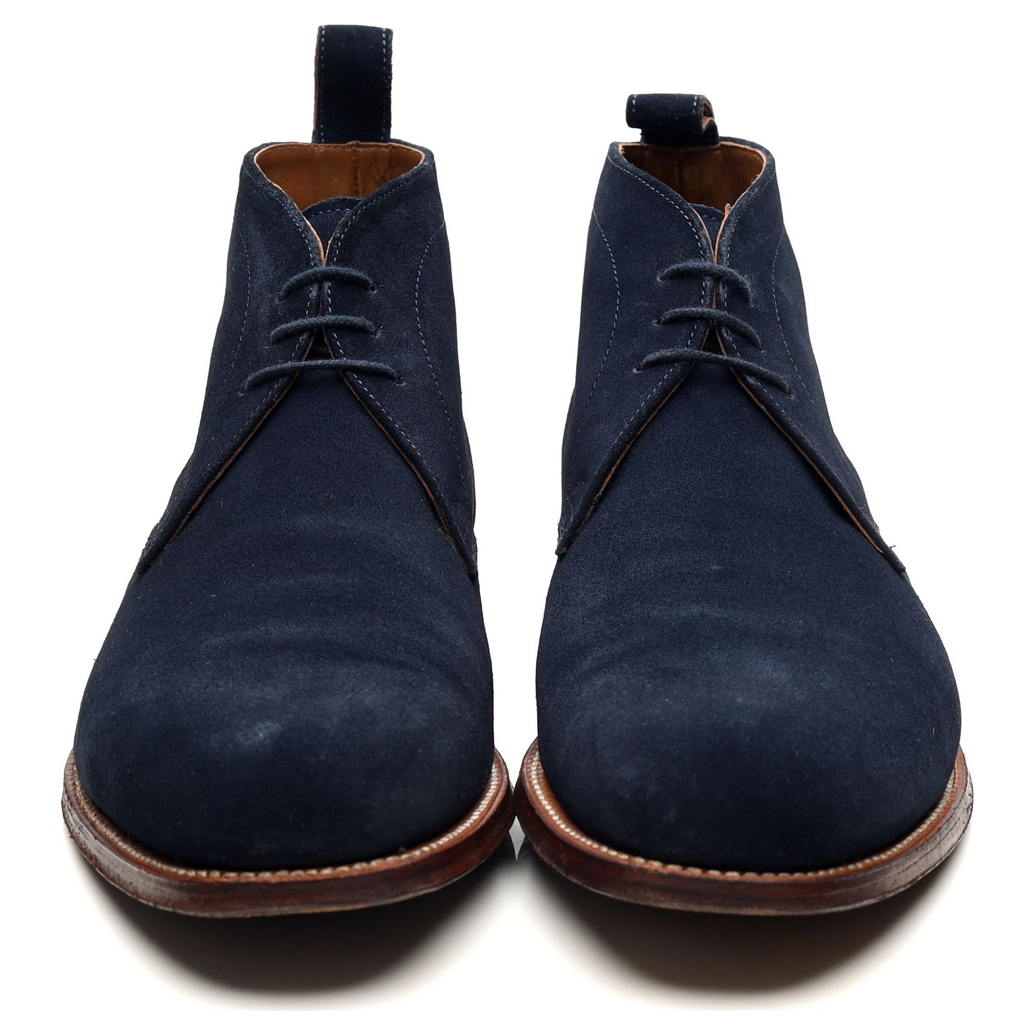 Grenson Marcus Bottines Chukka Daim Bleu Marine UK 9
