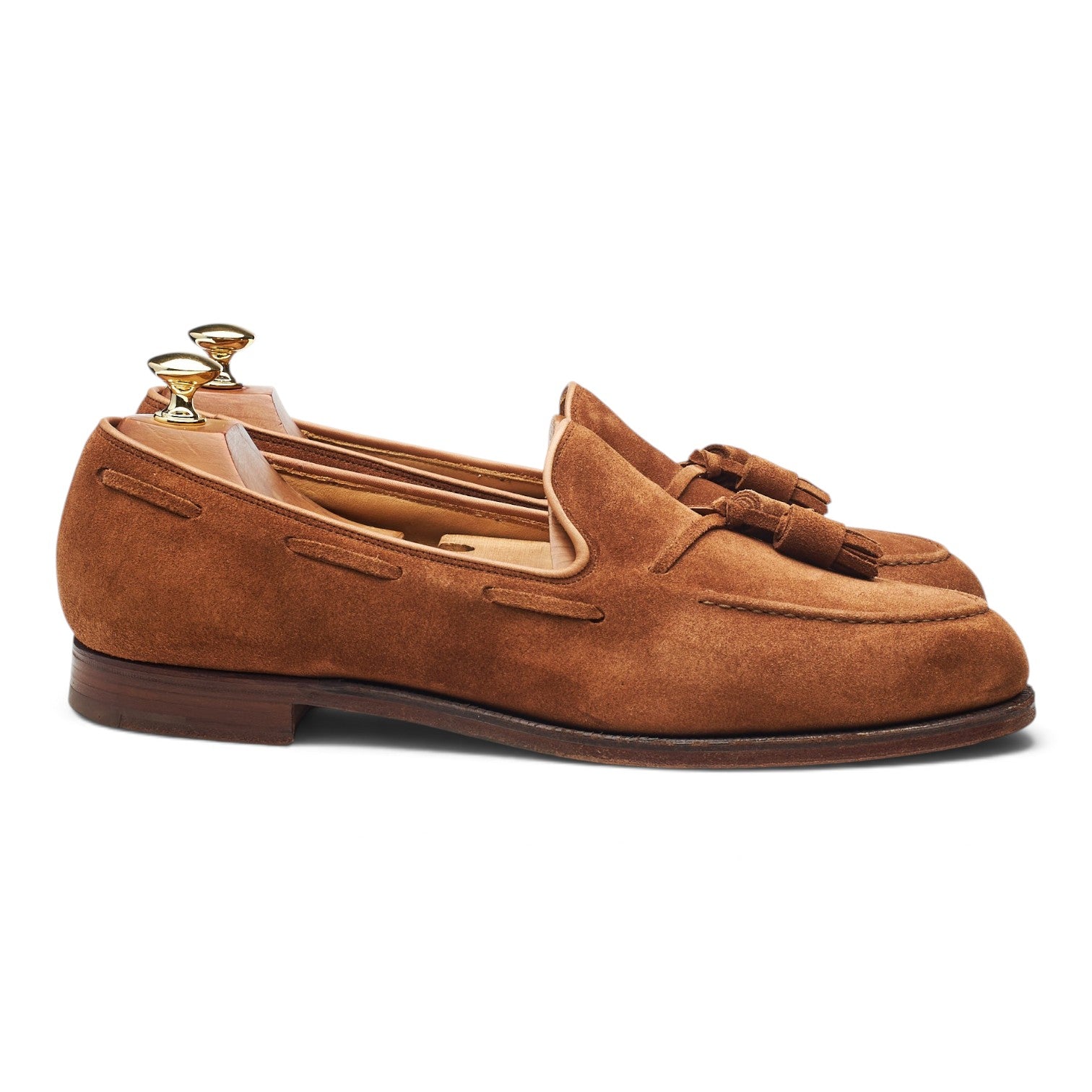 Crockett & Jones Cavendish 2 Mocassin Daim Marron UK 9