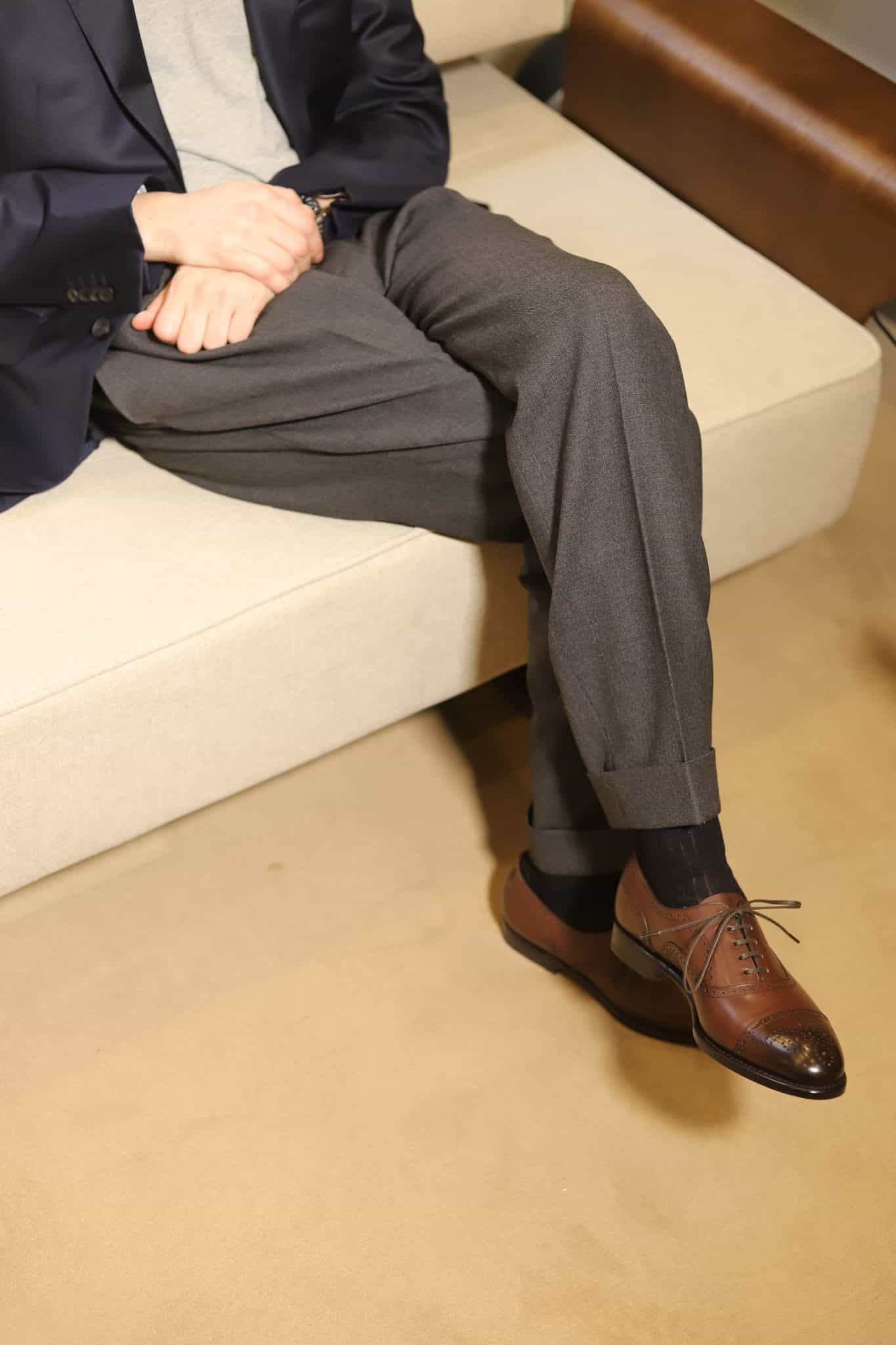 Malfroid Rosewood II richelieu cuir marron