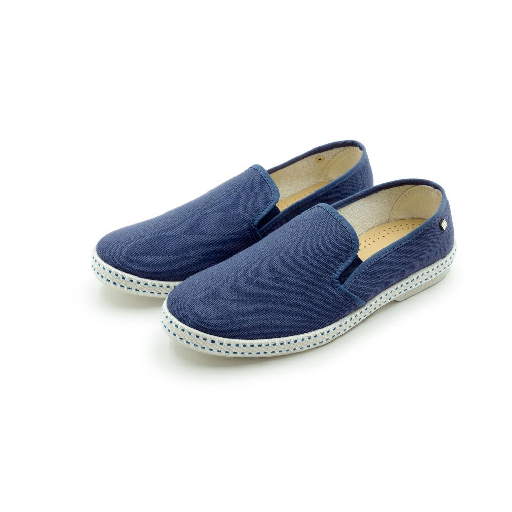 Rivieras Classic Toile 1014 Espadrille Bleu Coton