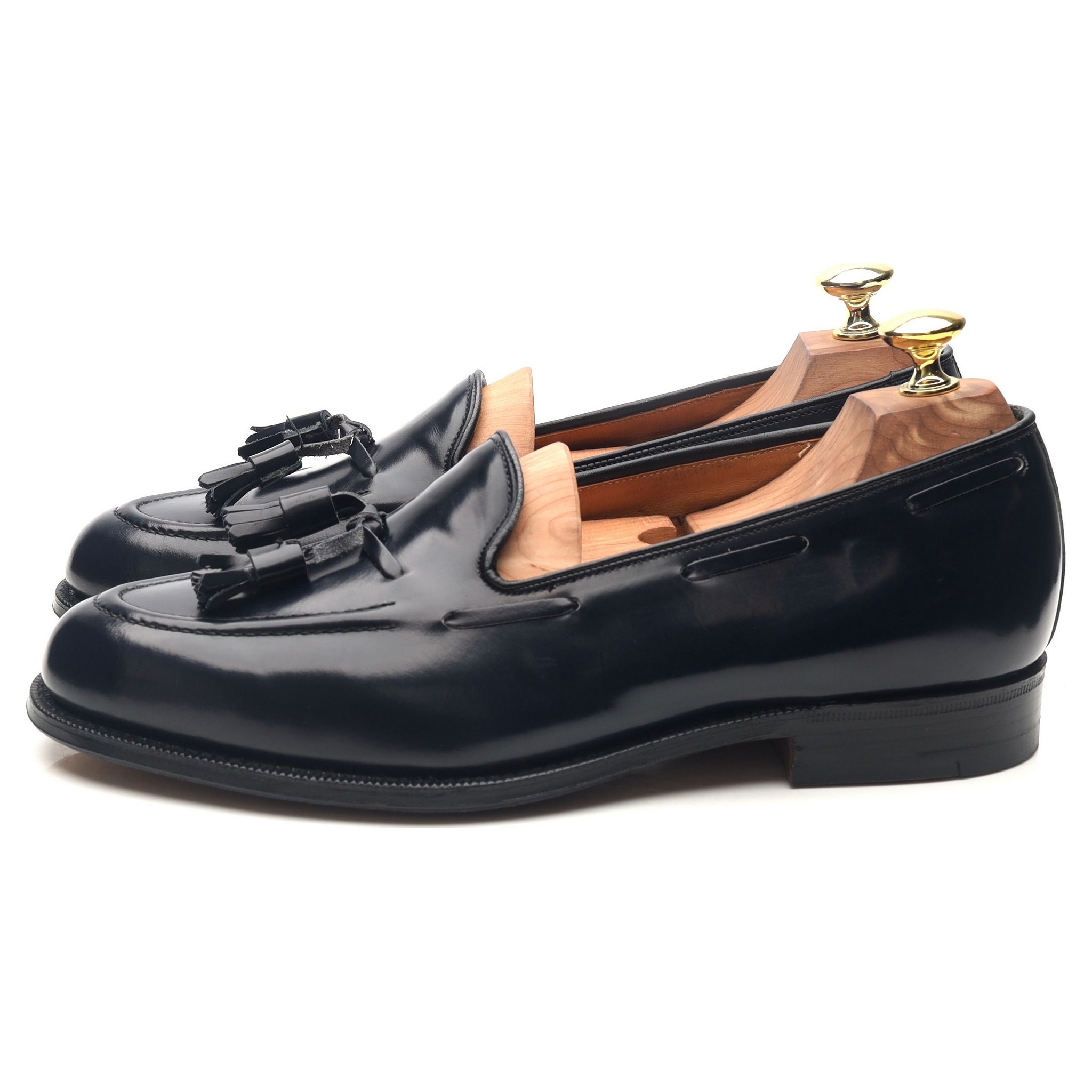 Church's Keats II mocassins cuir bleu UK 7.5
