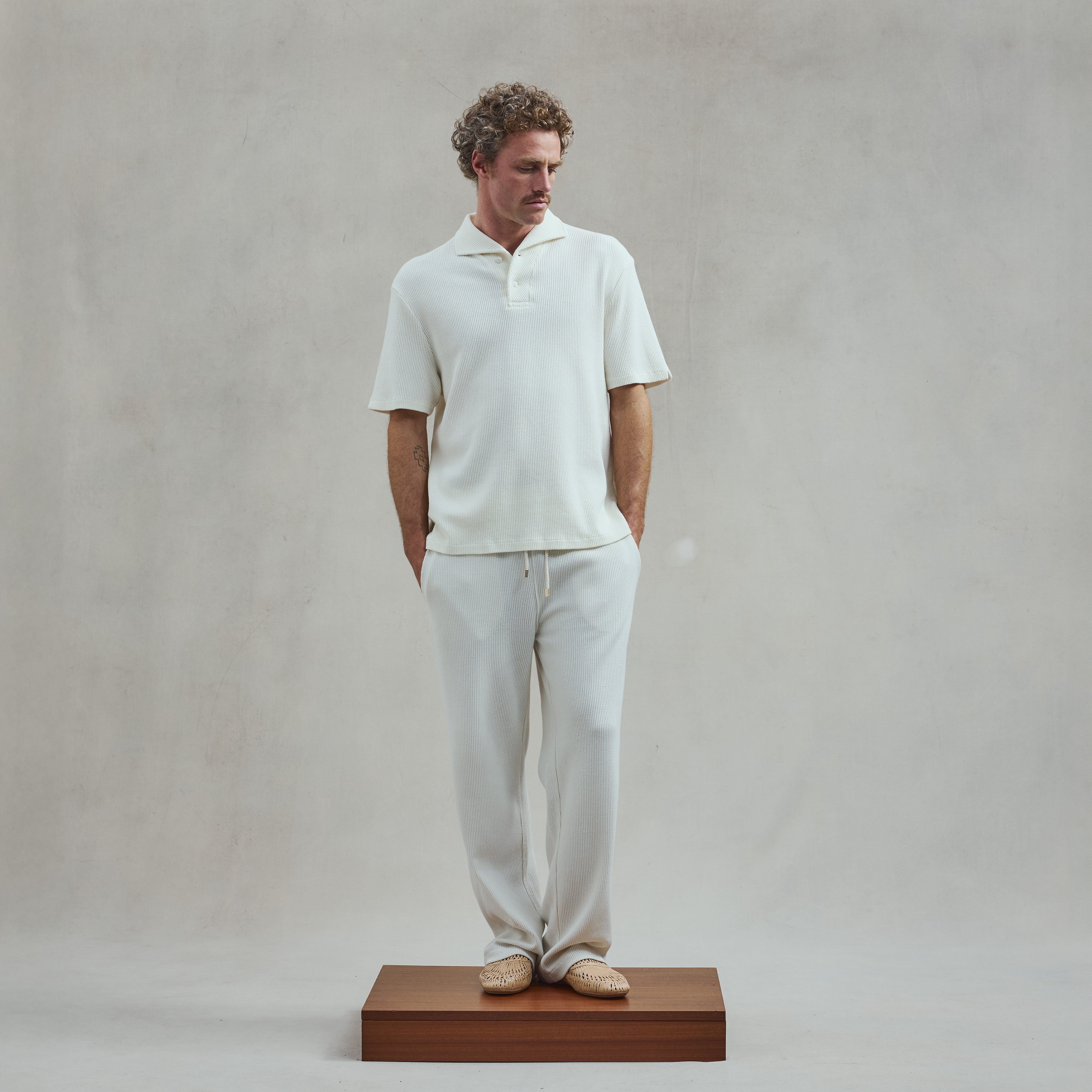 Rivieras Capri polo blanc interlock coton